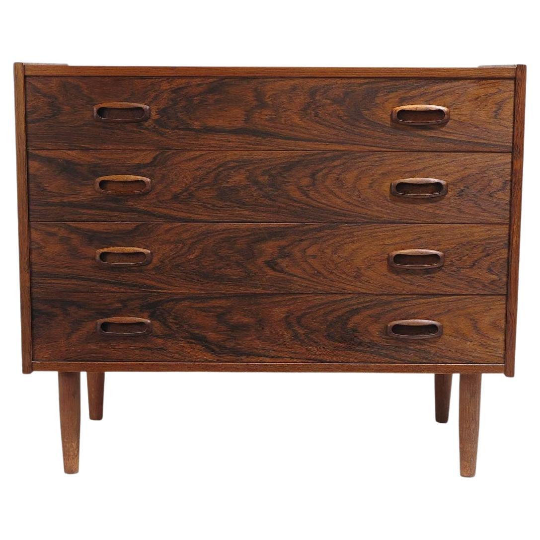 Mid-century Danish Rosewood Dresser or Nightstand For Sale