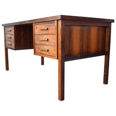 Midcentury Danish Rosewood Executive Desk, 1960s