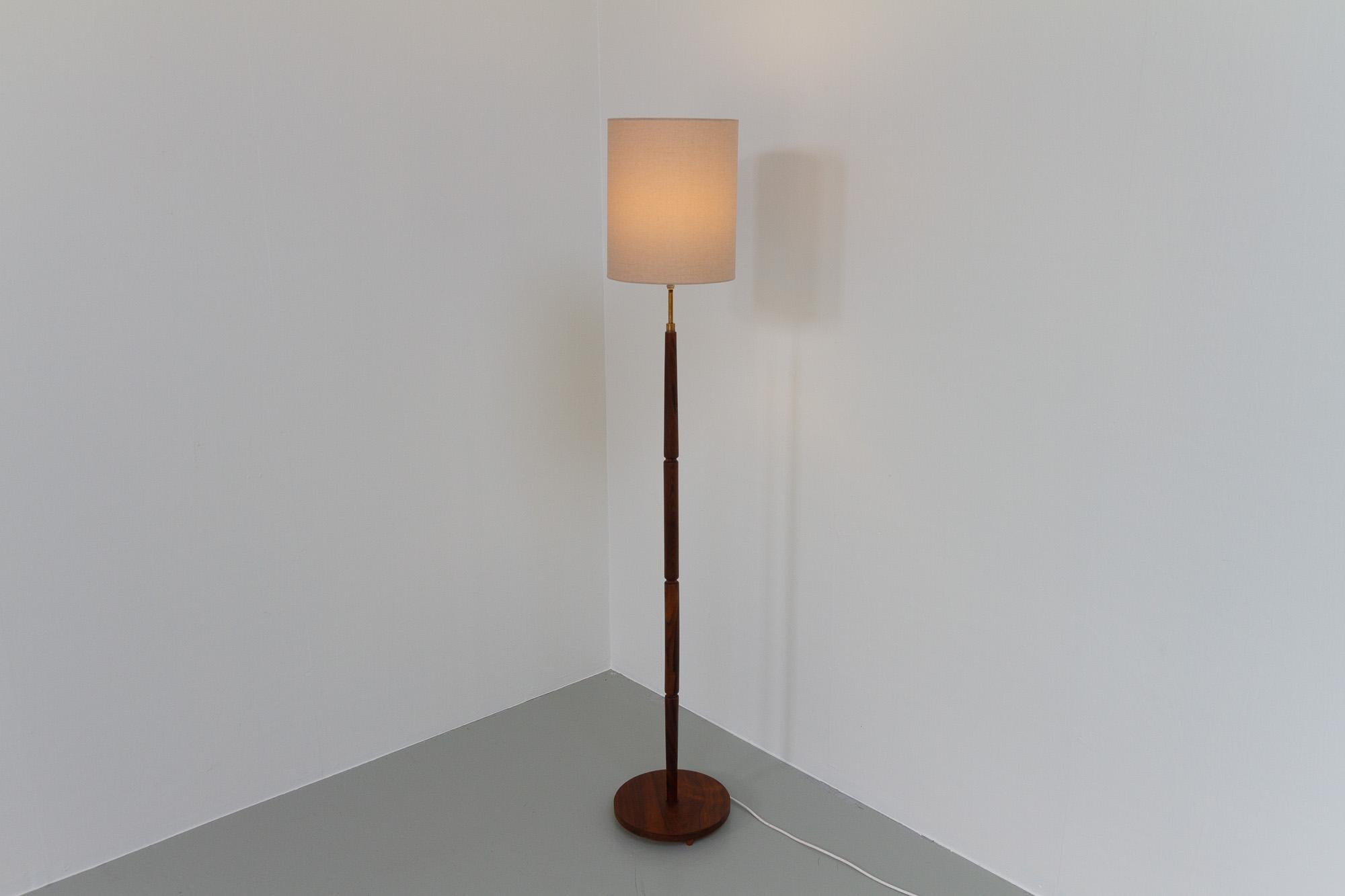 Midcentury Danish Rosewood Floor Lamp, 1960s.  For Sale 7