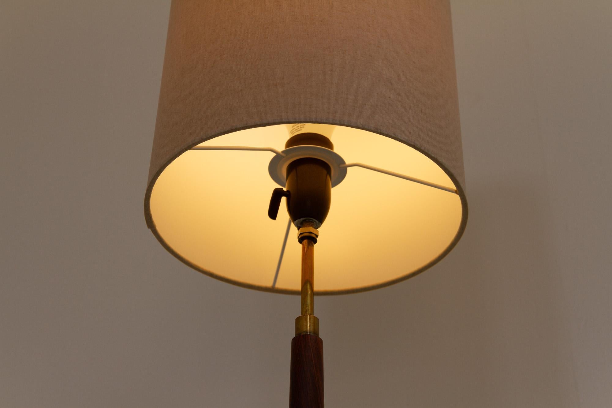 Midcentury Danish Rosewood Floor Lamp, 1960s.  For Sale 9