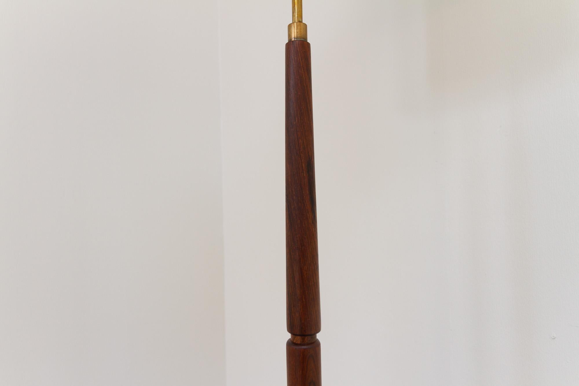 Midcentury Danish Rosewood Floor Lamp, 1960s.  For Sale 3