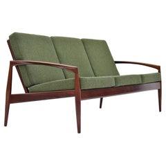 Sofa danois modèle 121 en bois de rose du milieu du siècle dernier par Kai Kristiansen