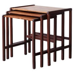 Mid Century, Danish, Rosewood Nest of Tables