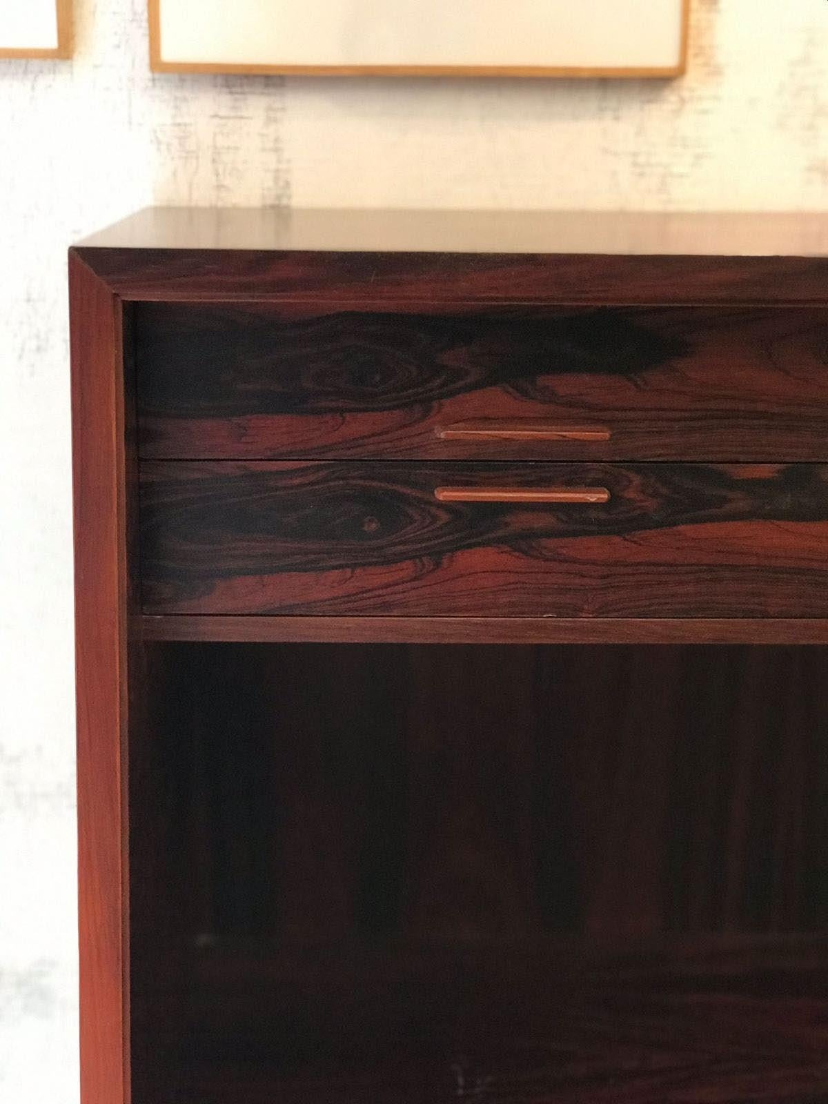 Mid-Century Modern Mid-Century Danish Rosewood Secretaire: A Treasure Trove of Modern Design For Sale