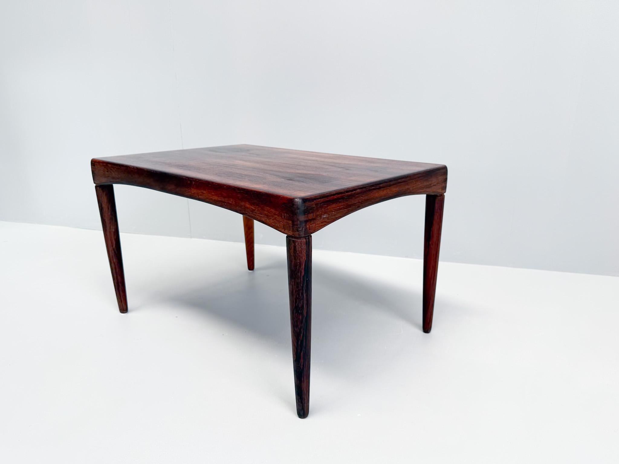 Mid-Century Danish Rosewood Side Table by Henry Walter Klein for Bramin, 1960s For Sale 5