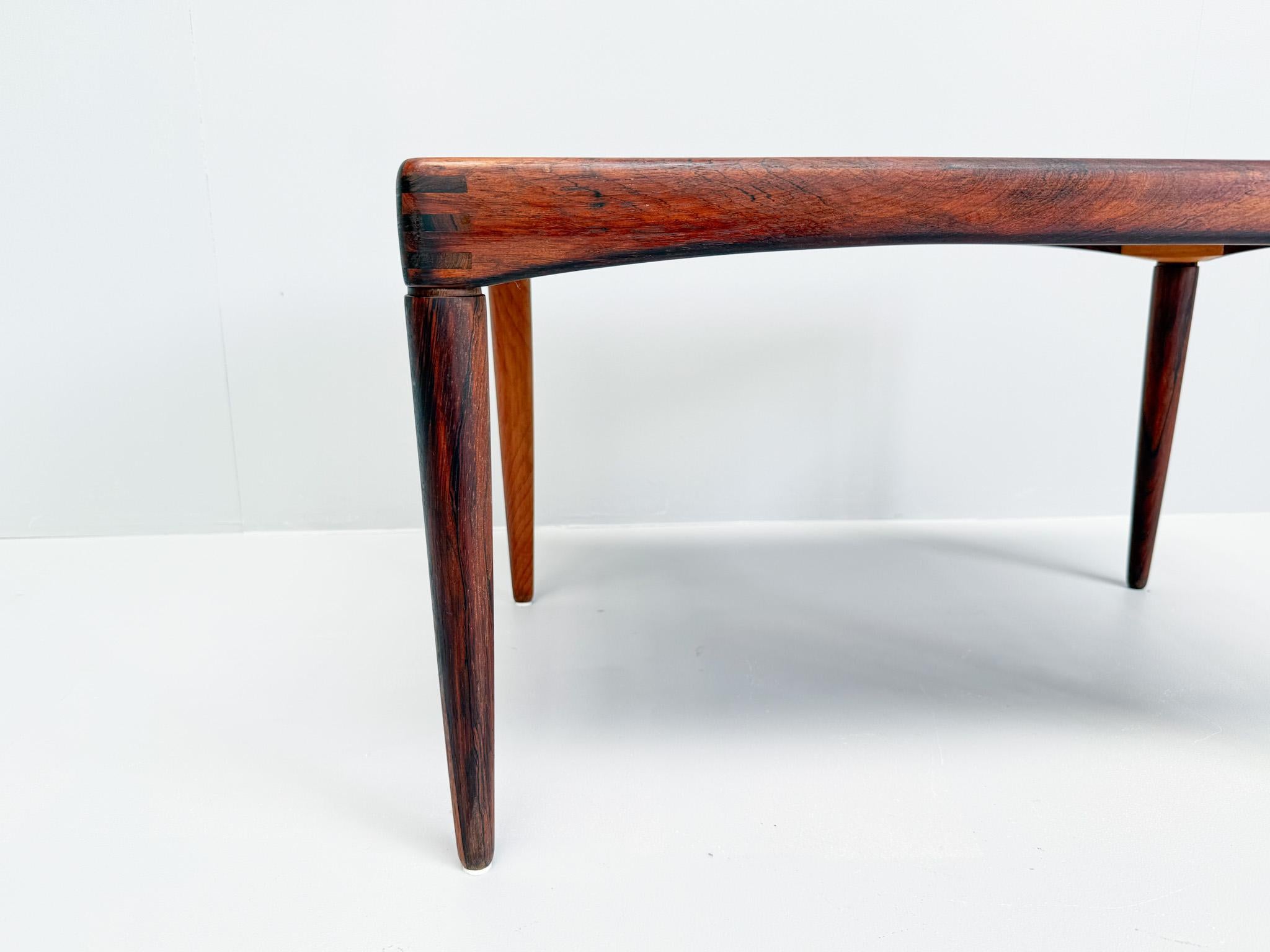 Mid-Century Danish Rosewood Side Table by Henry Walter Klein for Bramin, 1960s In Good Condition For Sale In BERKEL EN RODENRIJS, NL