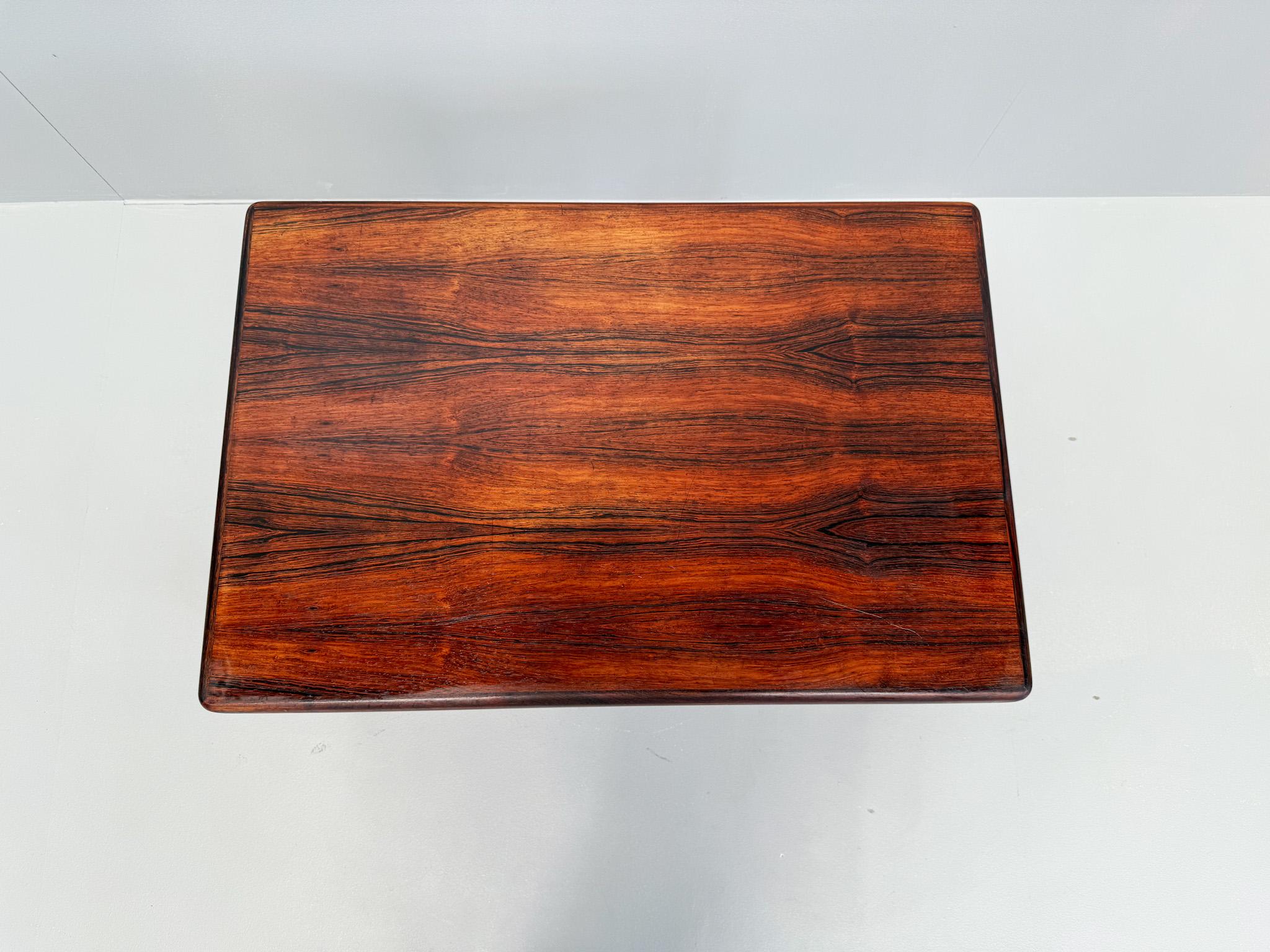 Mid-20th Century Mid-Century Danish Rosewood Side Table by Henry Walter Klein for Bramin, 1960s For Sale