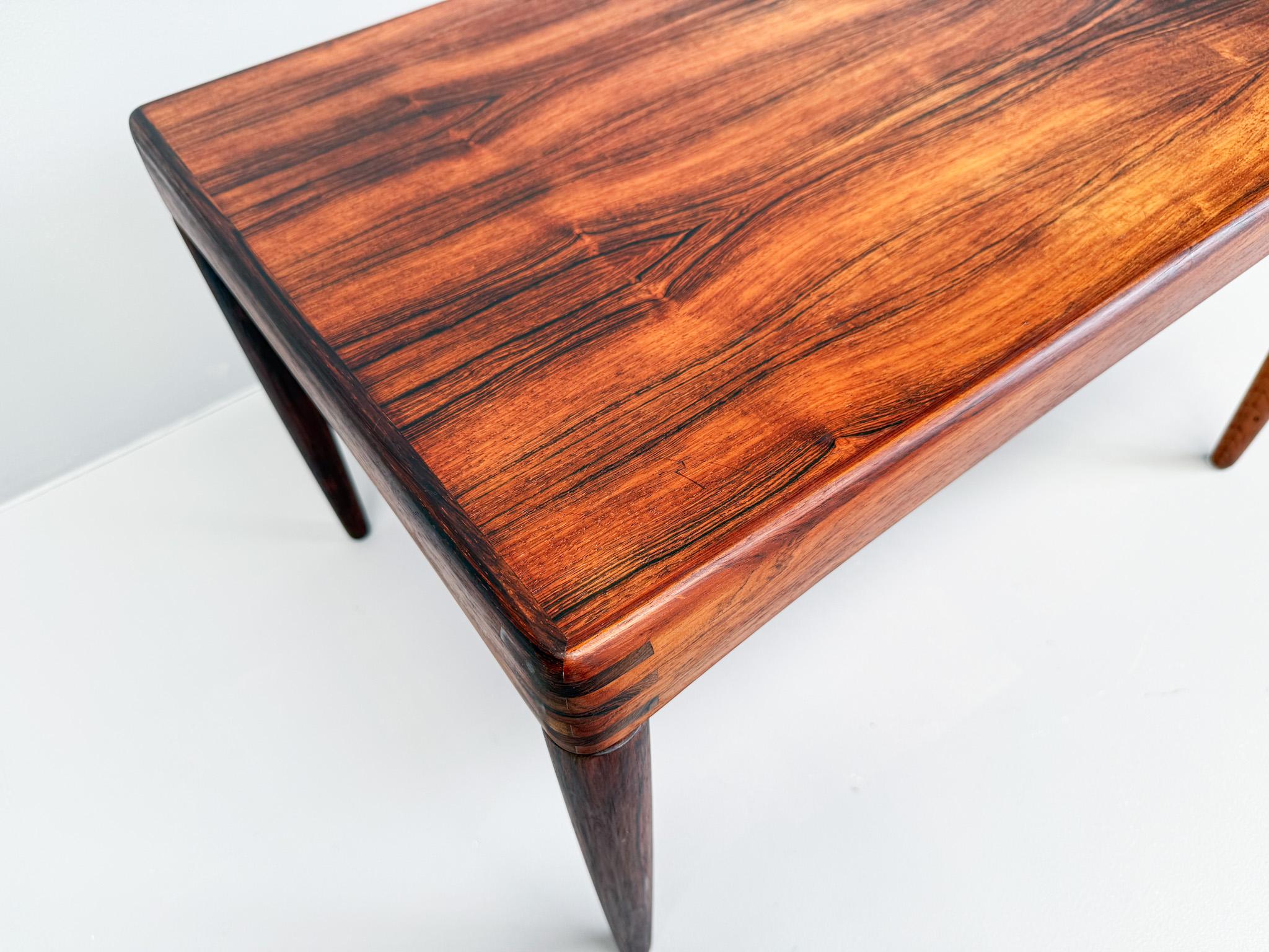 Mid-Century Danish Rosewood Side Table by Henry Walter Klein for Bramin, 1960s For Sale 2