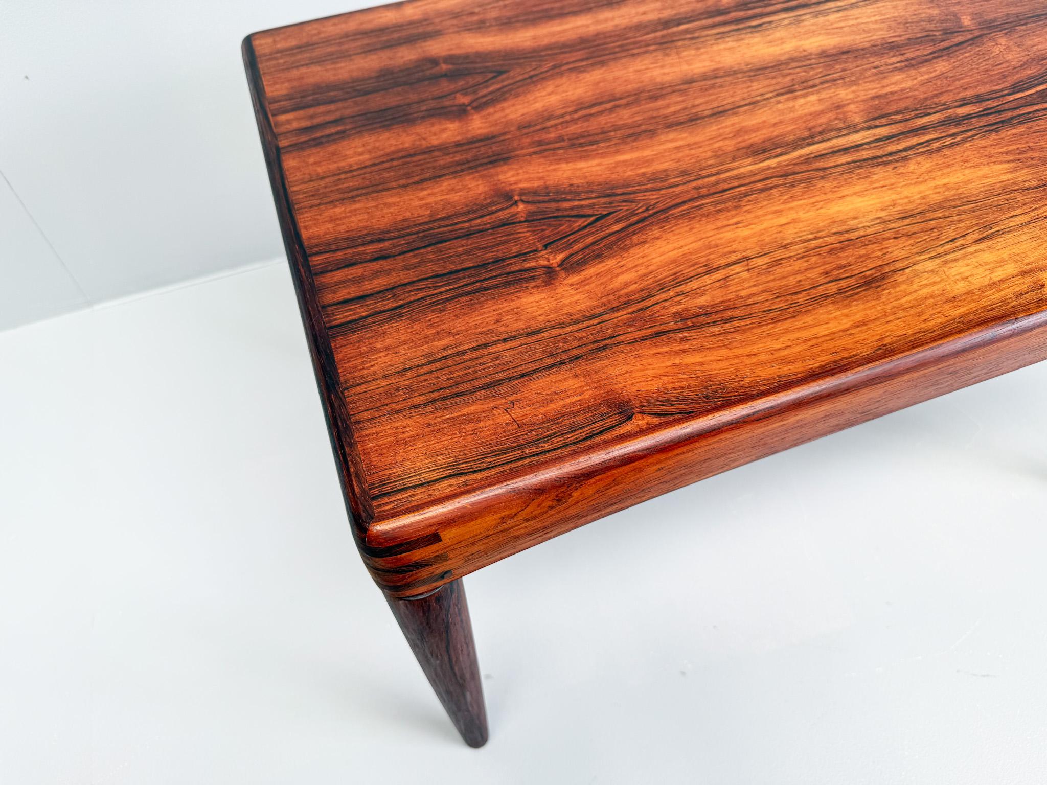 Mid-Century Danish Rosewood Side Table by Henry Walter Klein for Bramin, 1960s For Sale 3