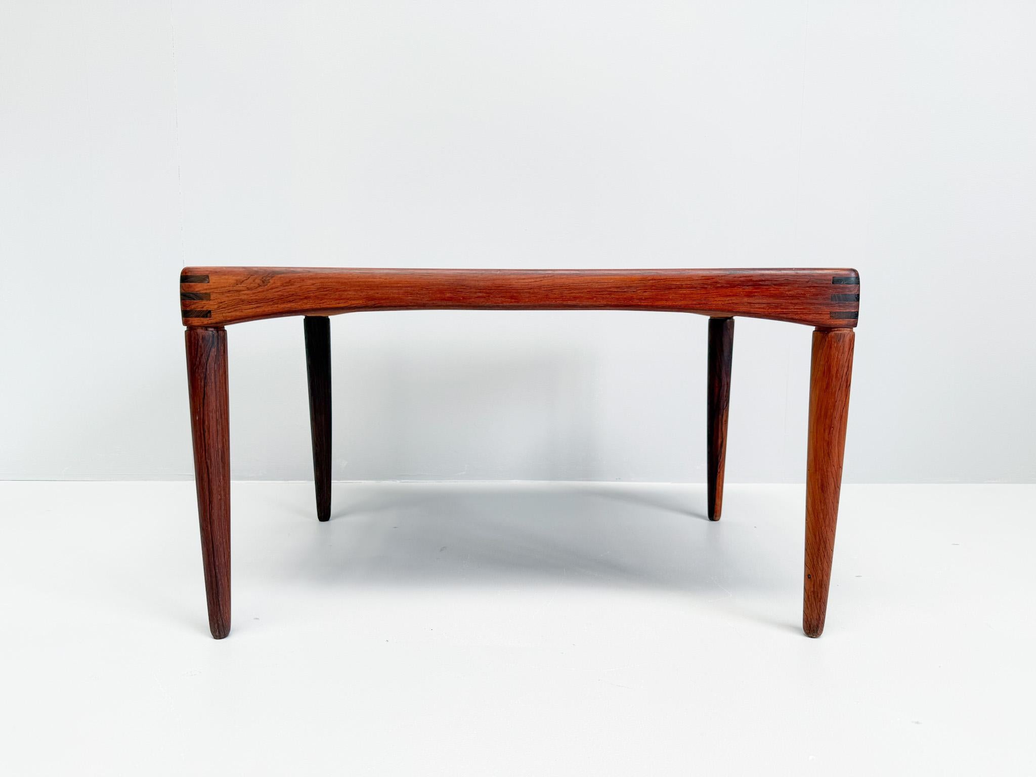 Mid-Century Danish Rosewood Side Table by Henry Walter Klein for Bramin, 1960s For Sale 4