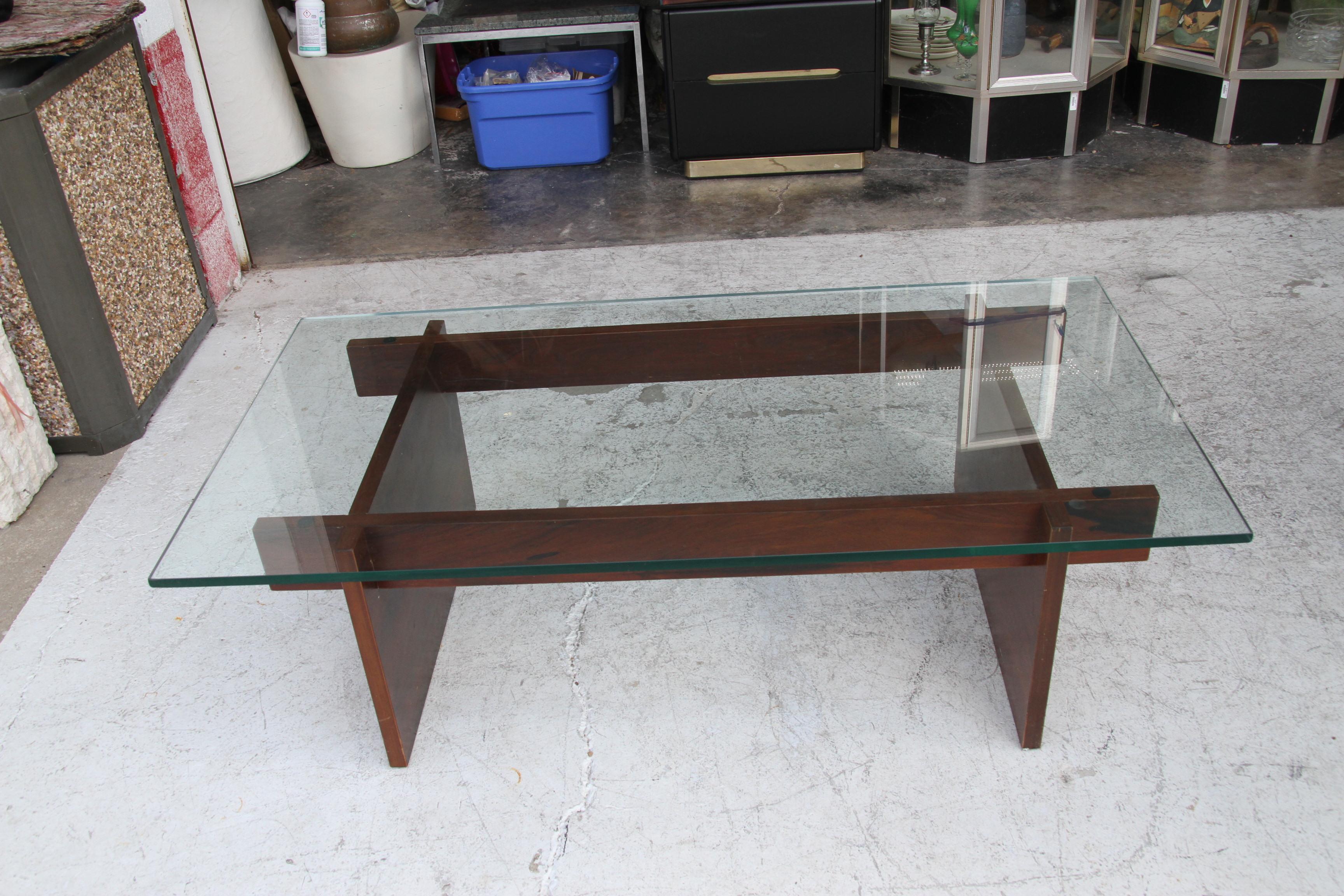 Mid-century Danish Rosewood Side Table by Svend Langkilde for Langkilde, 1960s In Good Condition For Sale In Pasadena, TX
