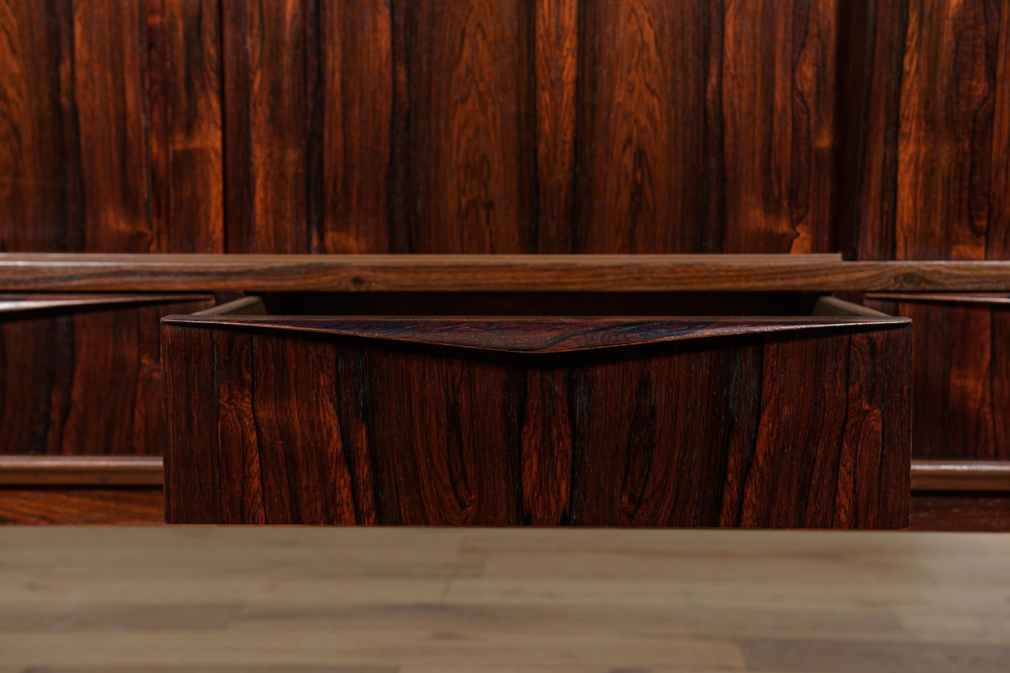 Credenza in palissandro danese di metà secolo di E.W. Bach per Sejling Skabe, anni '60 in vendita 5