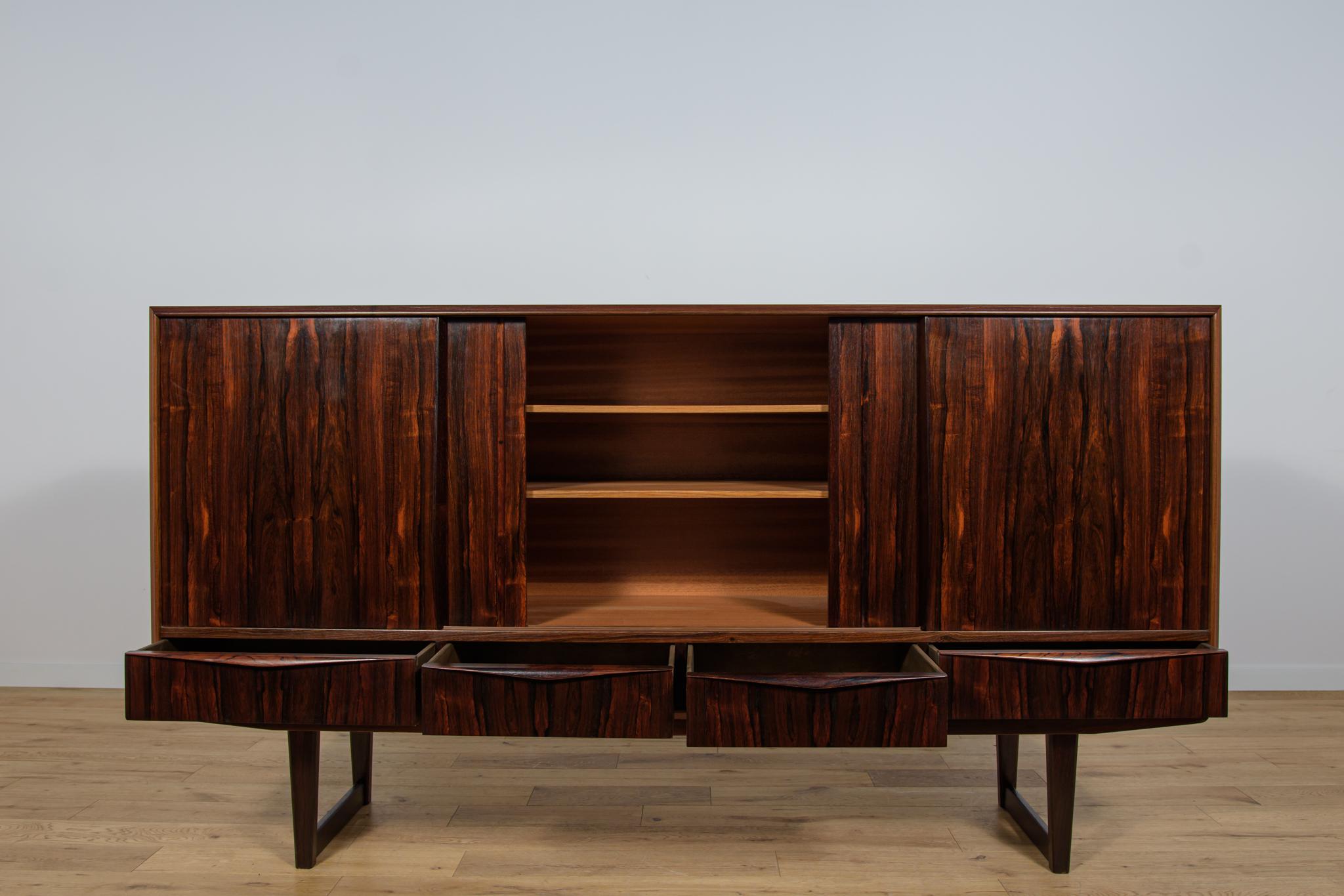Credenza in palissandro danese di metà secolo di E.W. Bach per Sejling Skabe, anni '60 In condizioni ottime in vendita a GNIEZNO, 30