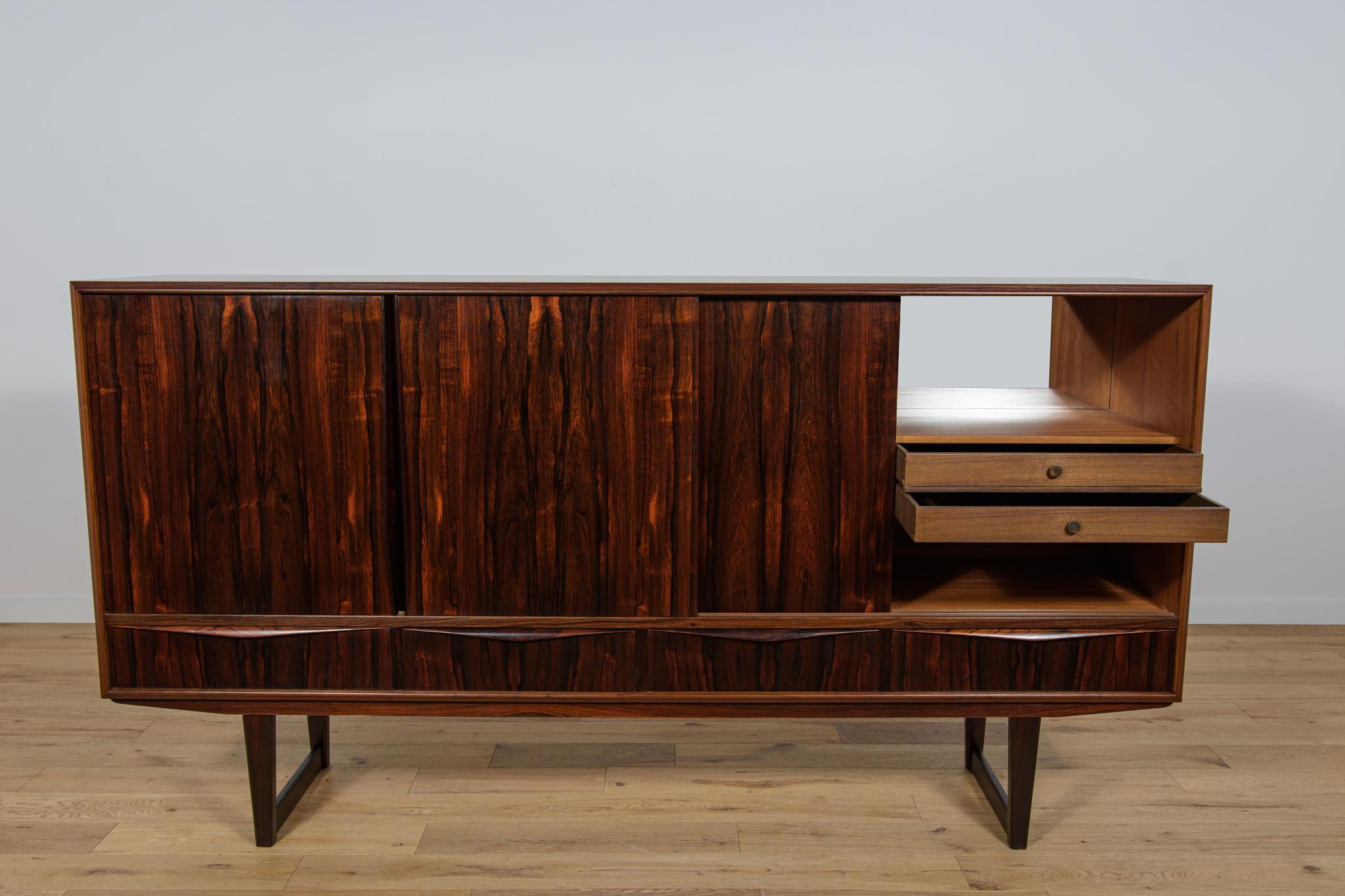 Metà XX secolo Credenza in palissandro danese di metà secolo di E.W. Bach per Sejling Skabe, anni '60 in vendita