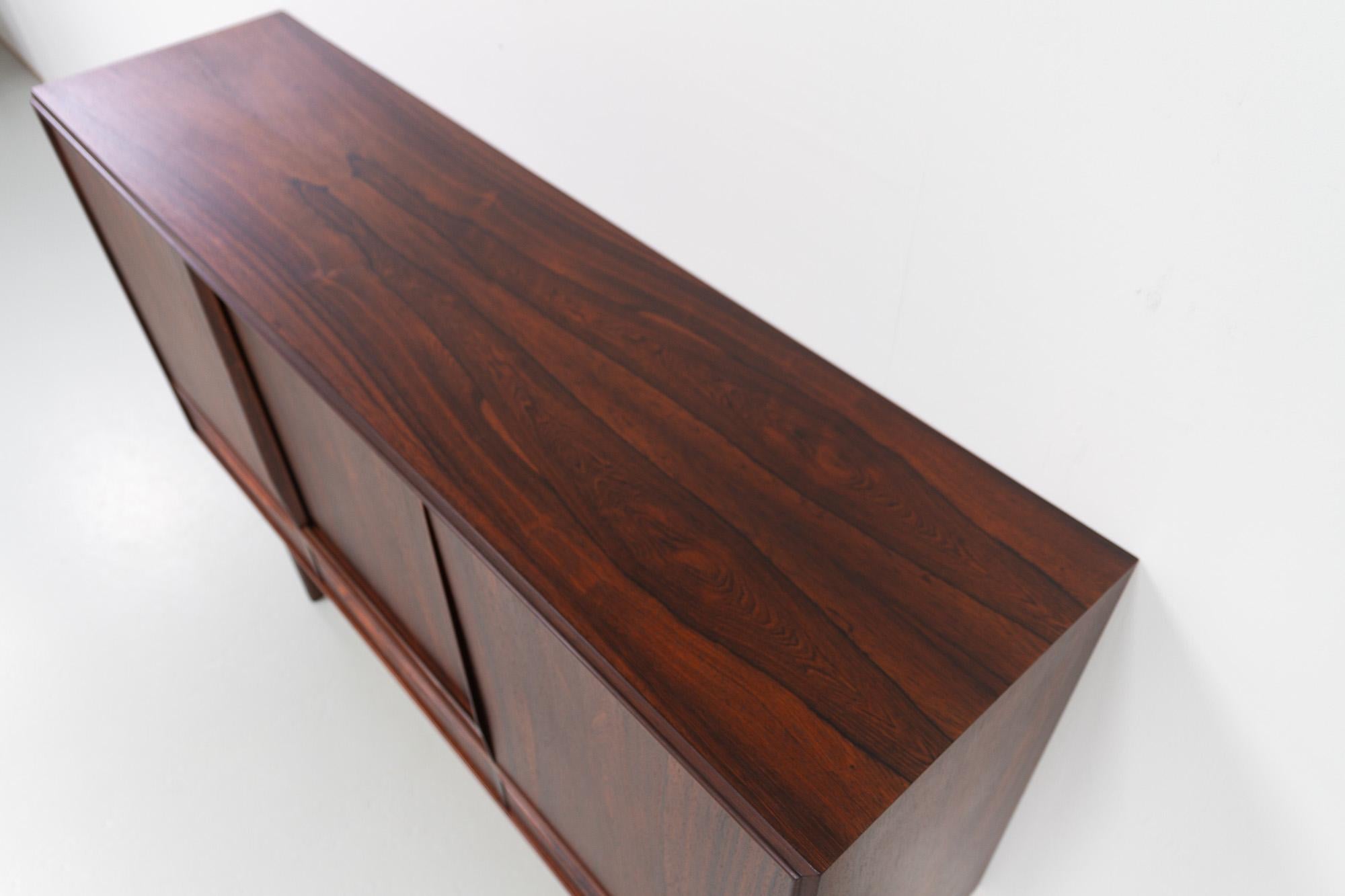 Mid-Century Danish Rosewood Sideboard by E.W. Bach for Sejling Skabe, 1960s. For Sale 7