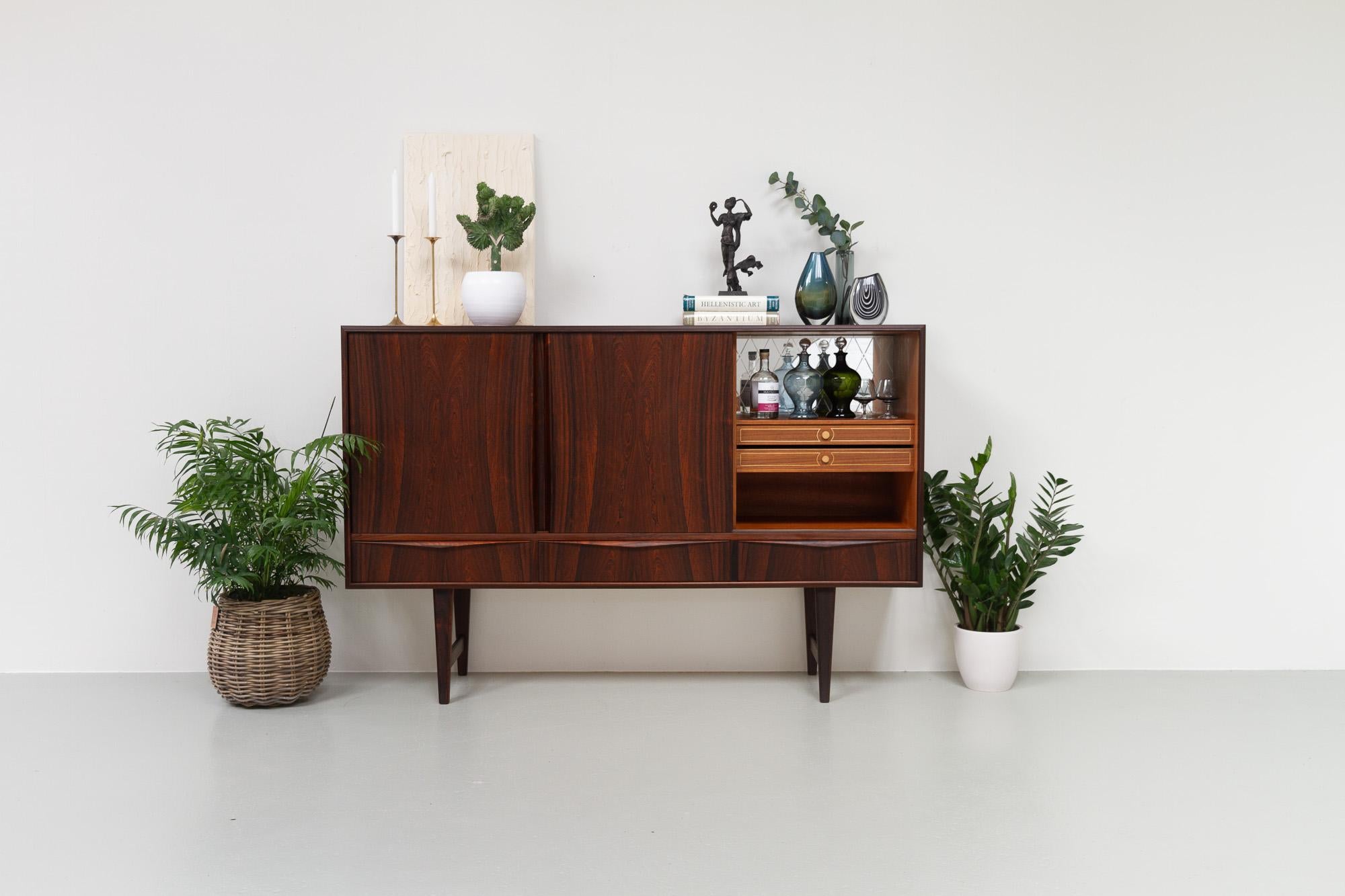 Mid-Century Danish Rosewood Sideboard by E.W. Bach for Sejling Skabe, 1960s. For Sale 15