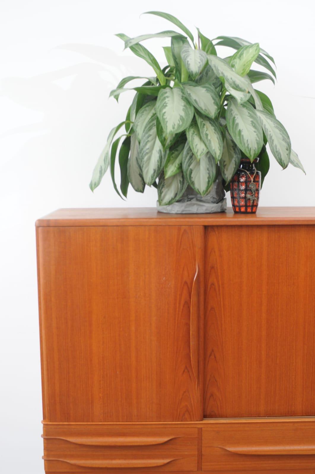 Mid-Century Danish Rosewood Sideboard by E.W. Bach for Sejling Skabe, 1960s For Sale 1