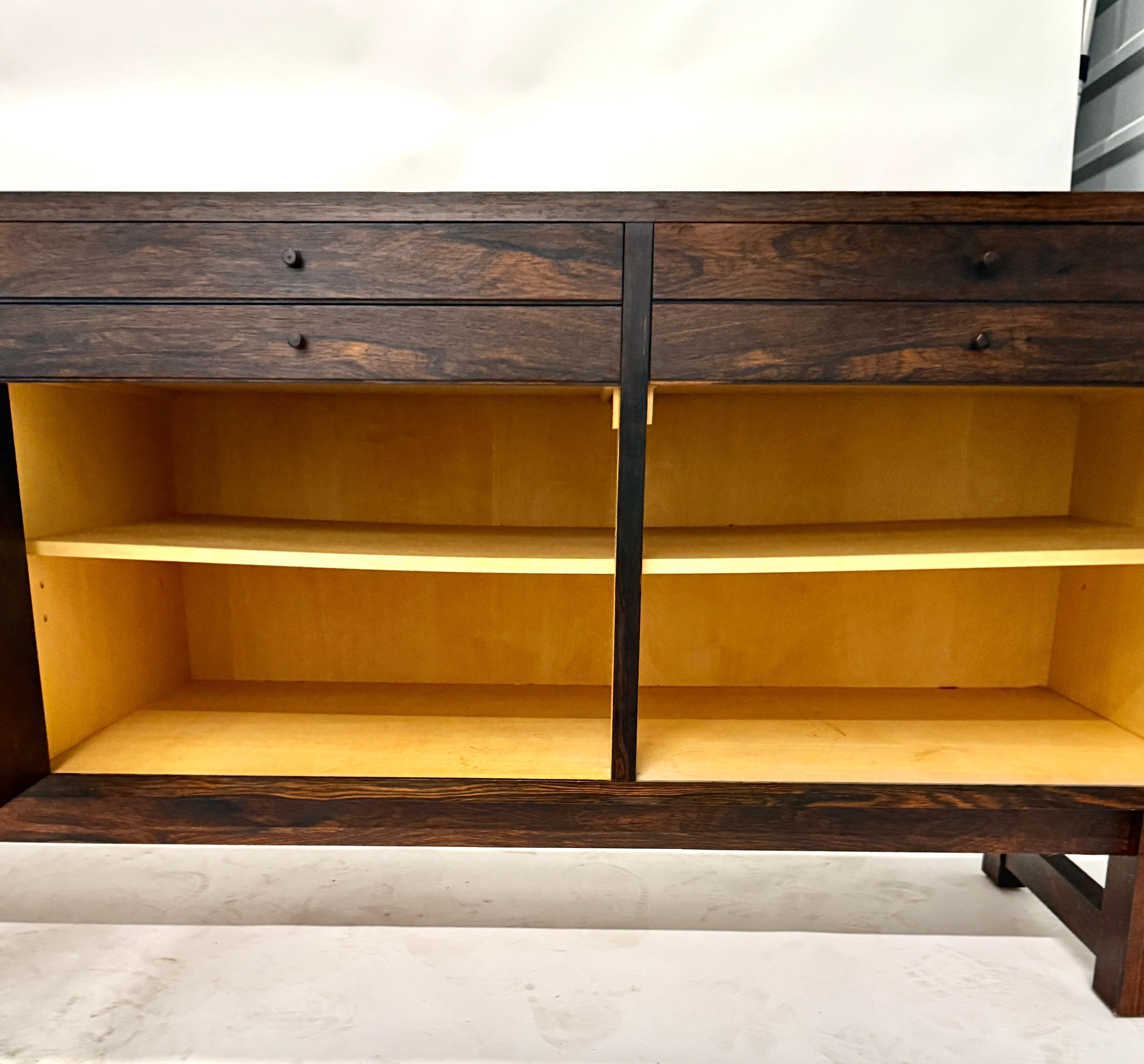 Credenza in palissandro danese di metà secolo di Riis Antonsen in vendita 3