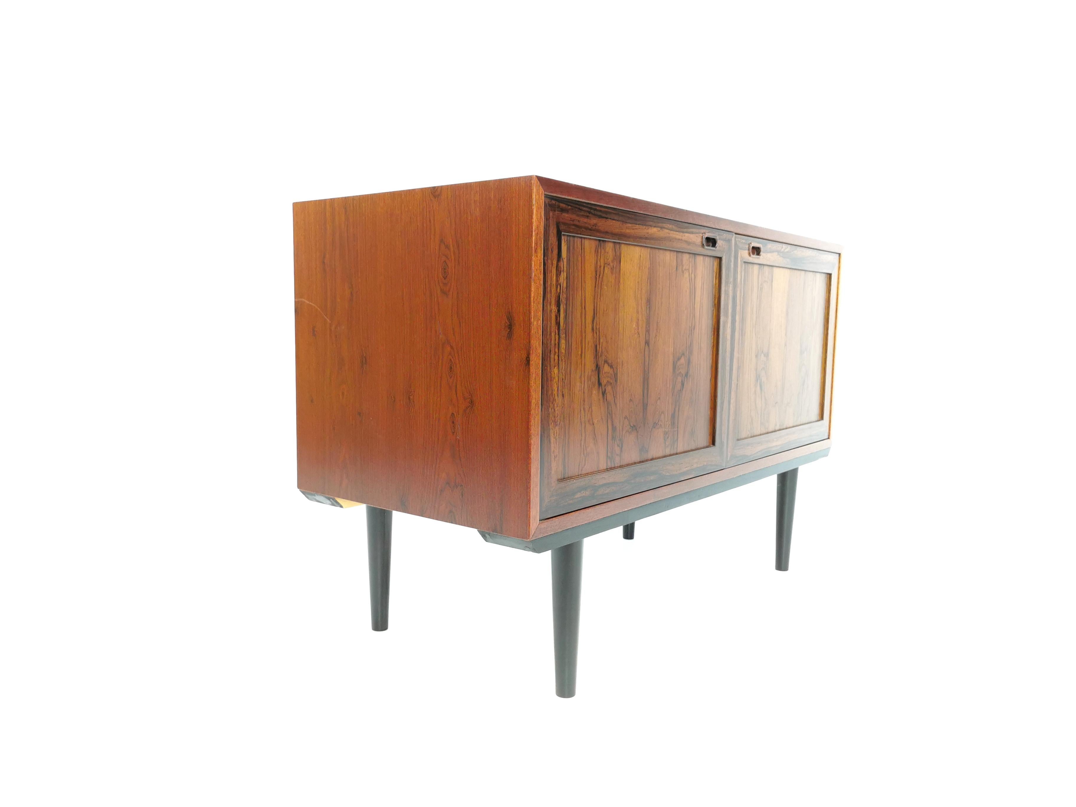 20th Century Mid Century Danish Rosewood Sideboard Cabinet 1960s-1970s