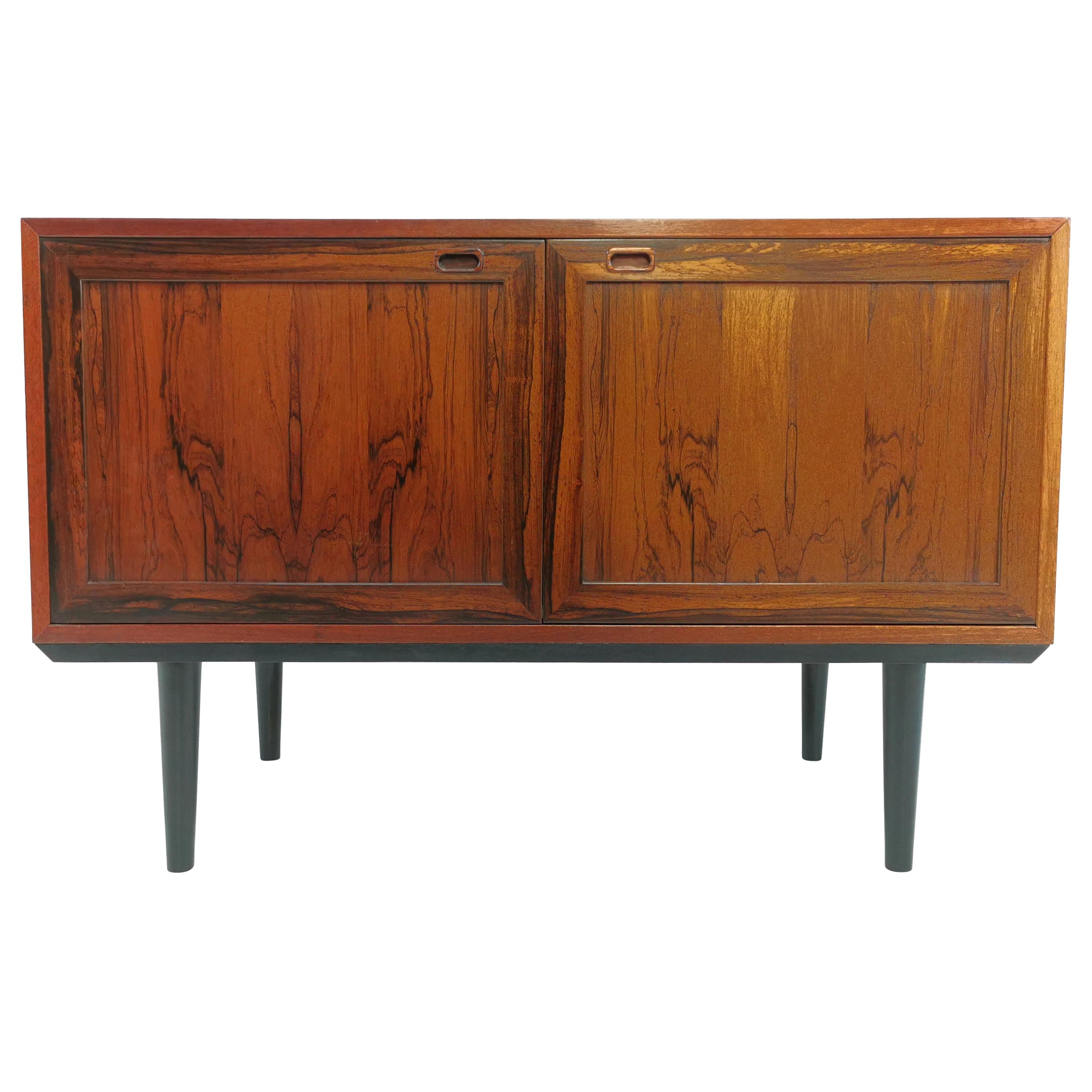 Mid Century Danish Rosewood Sideboard Cabinet 1960s-1970s