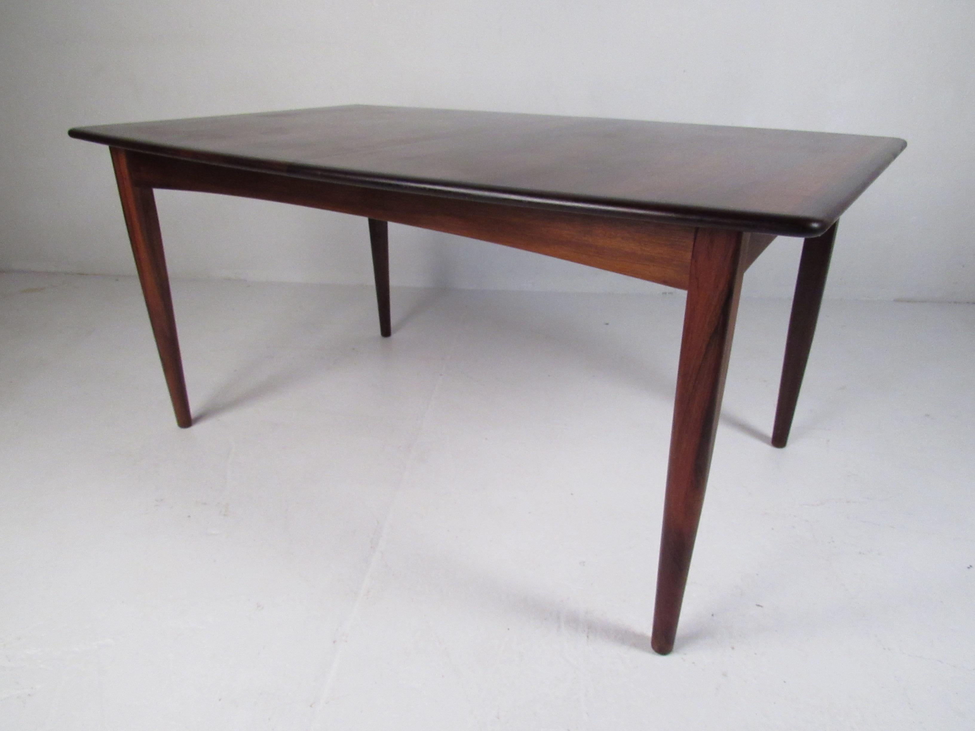 Mid-Century Danish Rosewood Table by Falster For Sale 6