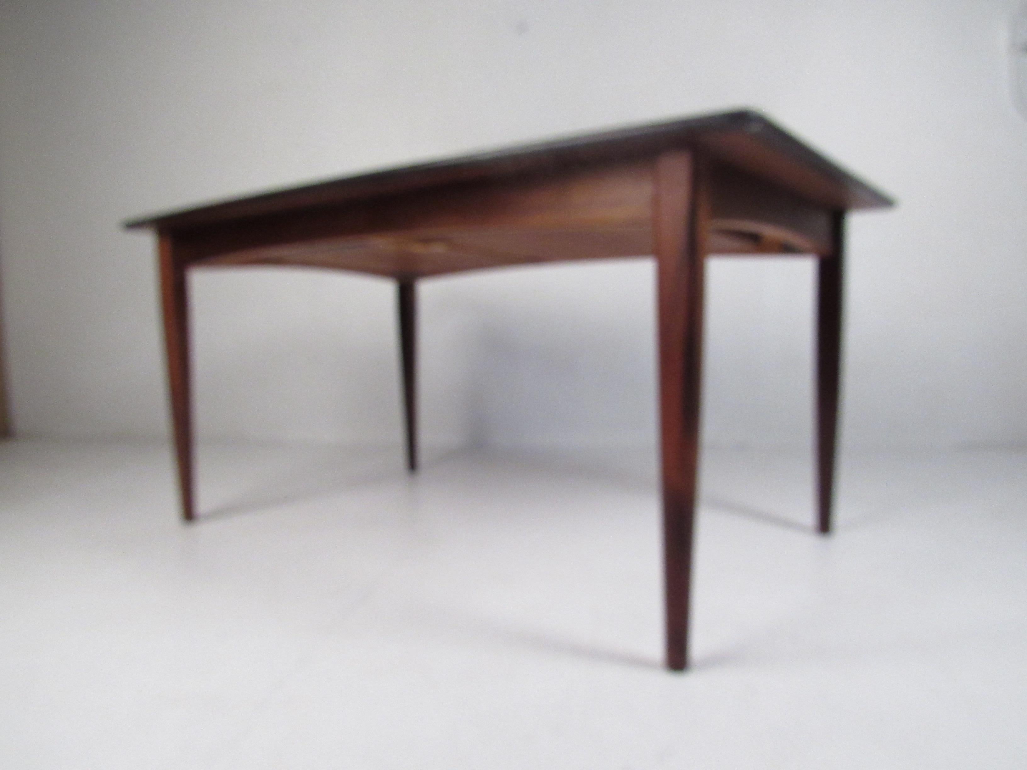 Mid-Century Danish Rosewood Table by Falster For Sale 7