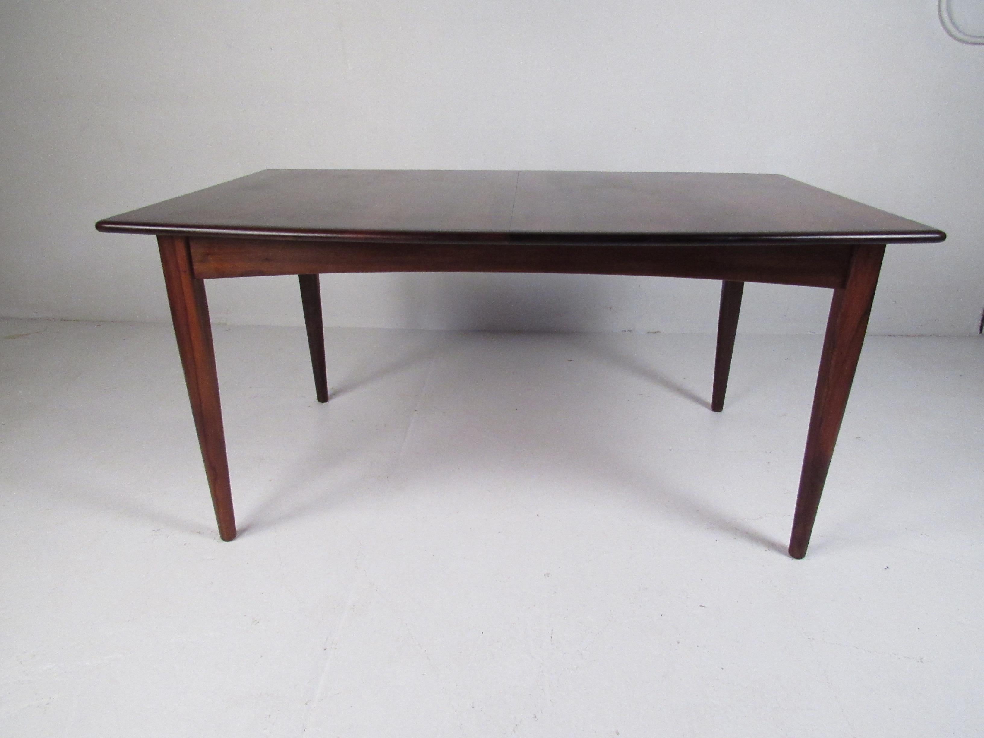 Mid-Century Danish Rosewood Table by Falster For Sale 4
