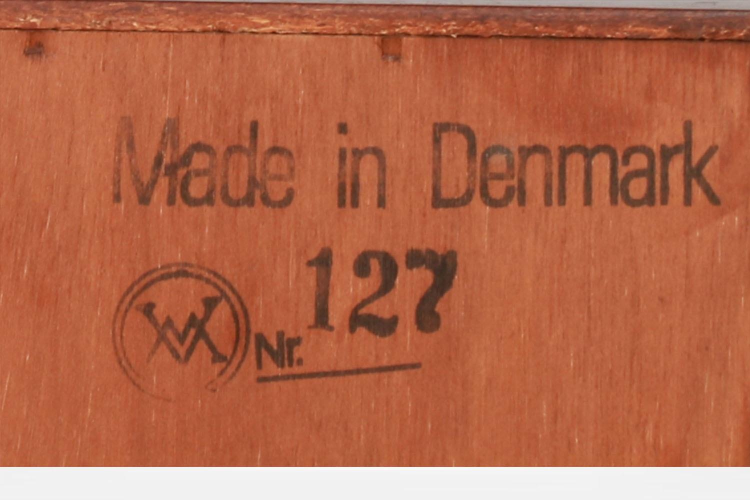 Credenza a due ante in palissandro danese del metà secolo Arne Wahl Iversen in vendita 5