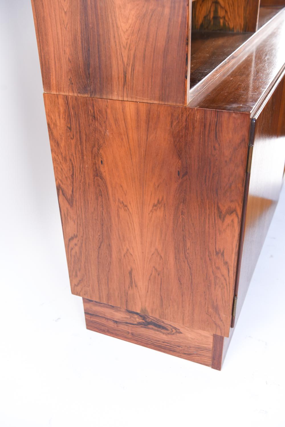 Midcentury Danish Rosewood Wall Unit by Omann Jun 6