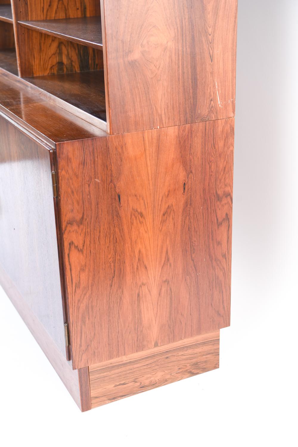 Midcentury Danish Rosewood Wall Unit by Omann Jun 11