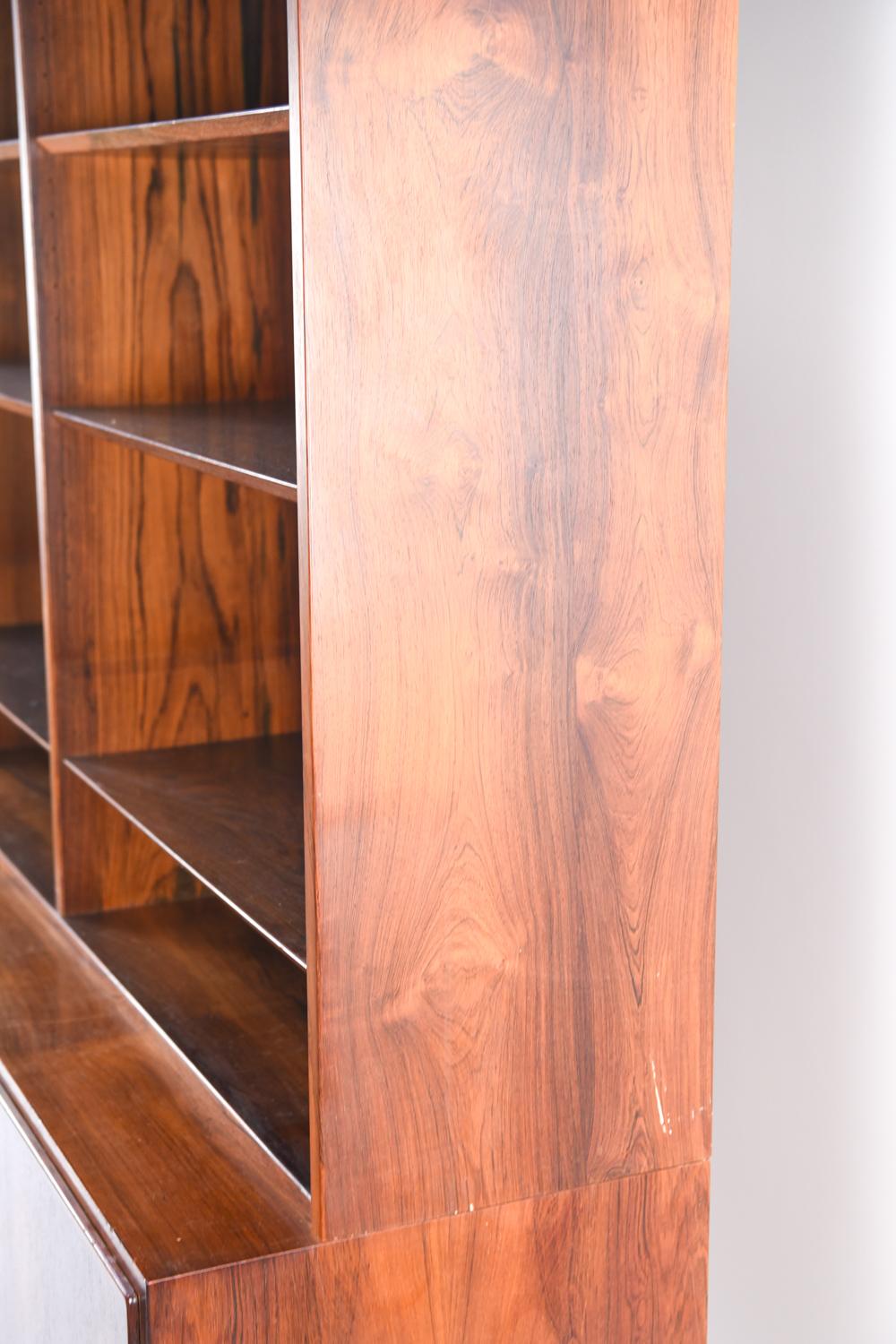 Midcentury Danish Rosewood Wall Unit by Omann Jun 12