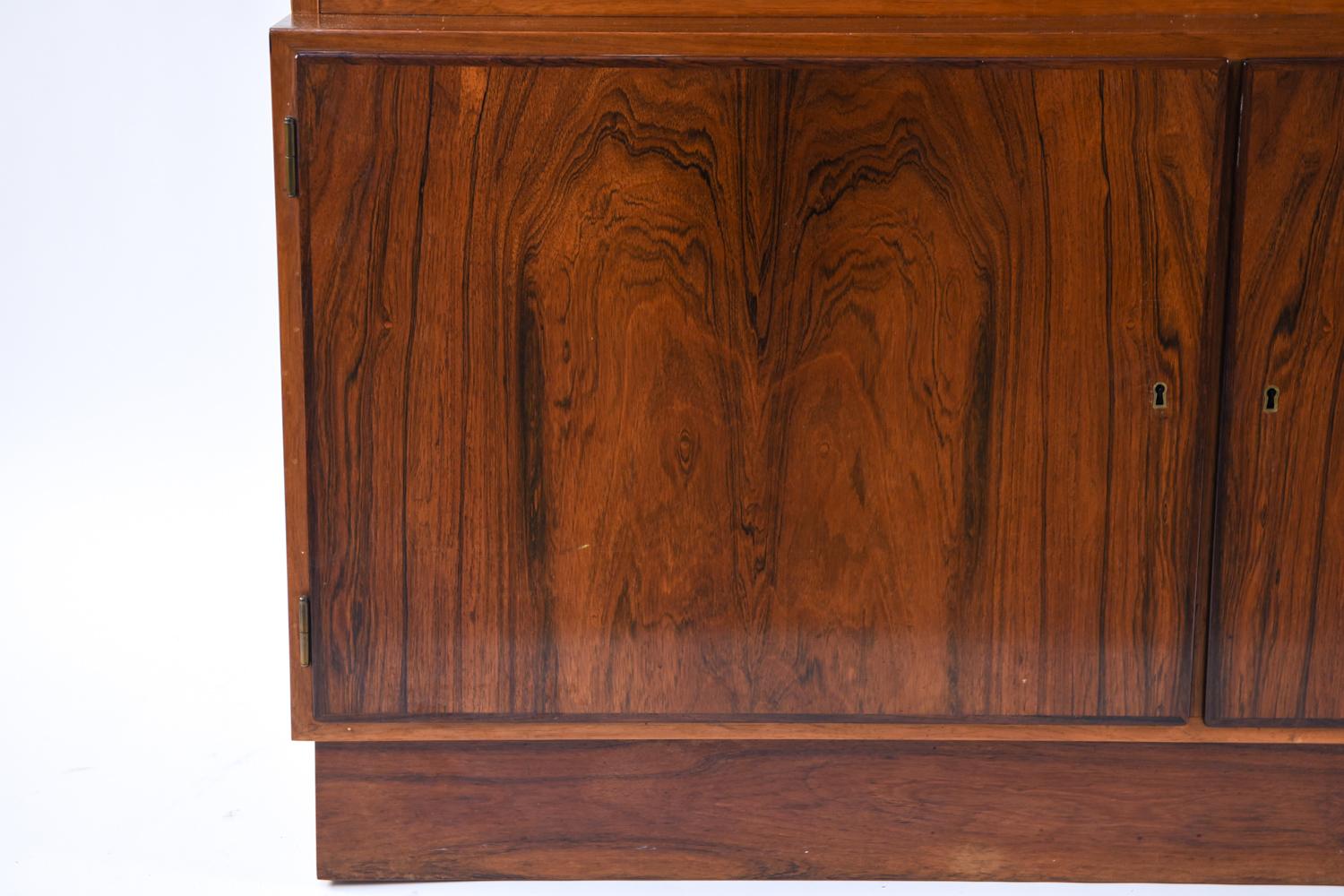 Mid-20th Century Midcentury Danish Rosewood Wall Unit by Omann Jun