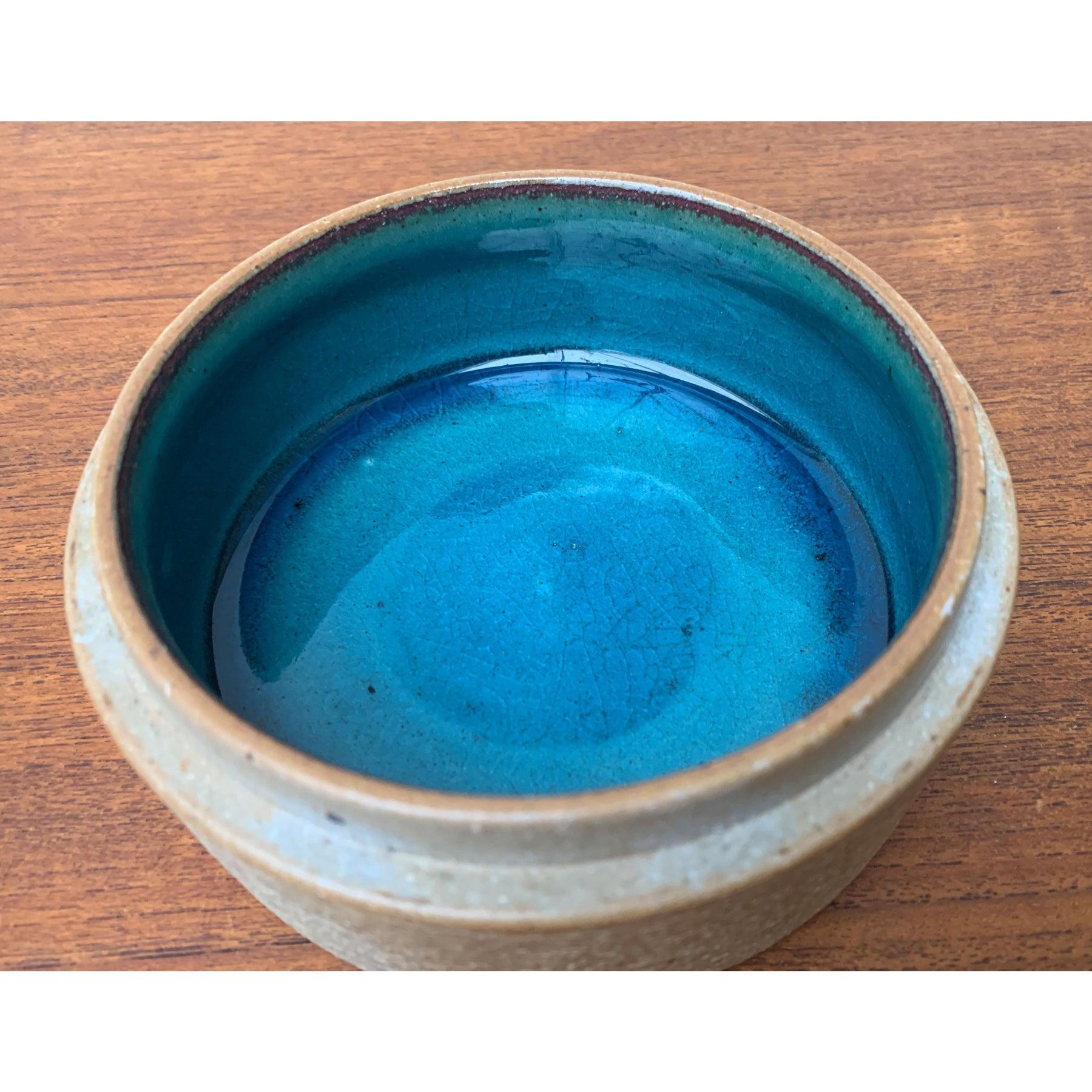 Caja redonda de cerámica danesa de mediados de siglo de L. Hjorth para Hjorth Pottery, años 60 en venta 5