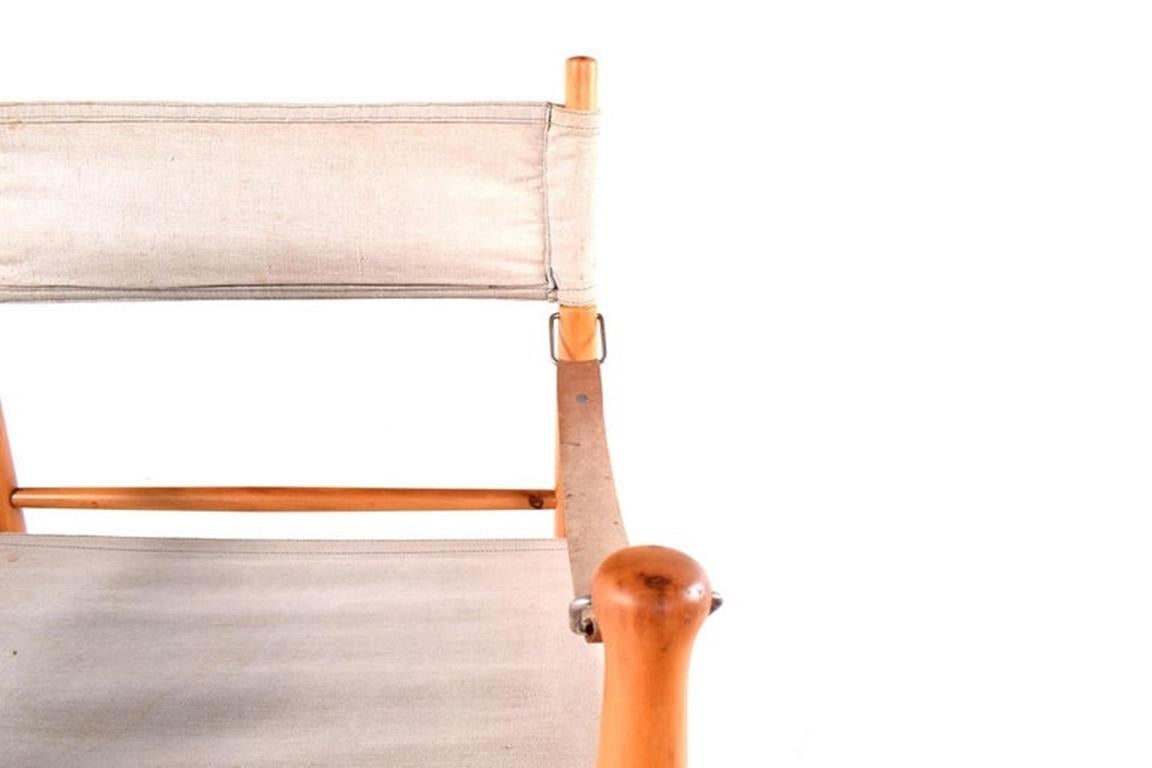 Silla Safari danesa de mediados de siglo de Farstrup Stolen en Bueno estado para la venta en Lisboa, Lisboa