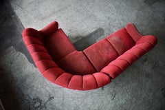 Canapé d'angle sectionnel danois du milieu du siècle, vers 1950