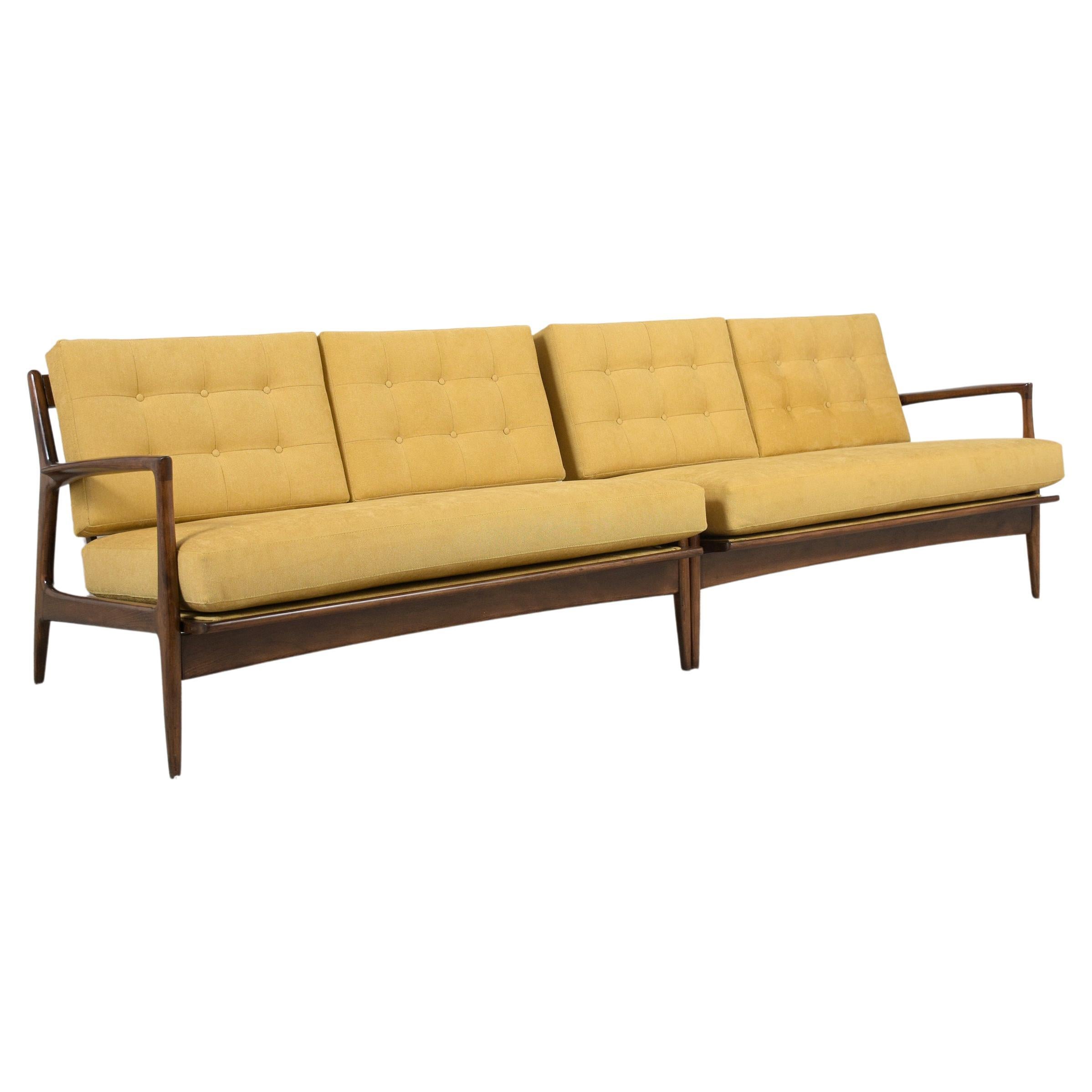 1960s Mid-Century Modern Danish Sectional Sofa