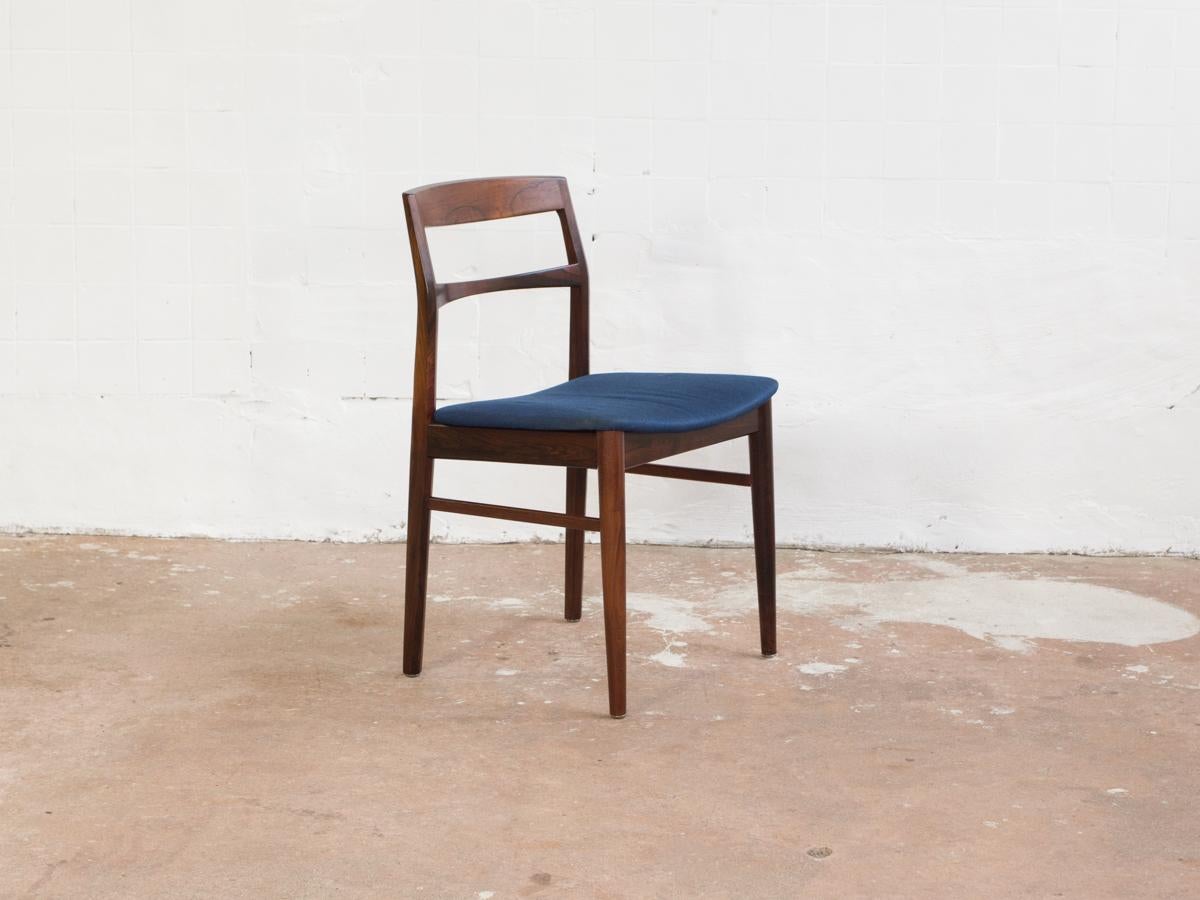 Mid-century Danish Set of 4 Chairs in Rosewood by Henning Kjaernulf for Vejle (Moderne der Mitte des Jahrhunderts)