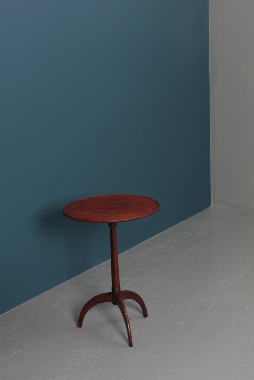 Midcentury Danish Side Table, Solid Mahogany by Cabinetmaker Frits Henningsen 2