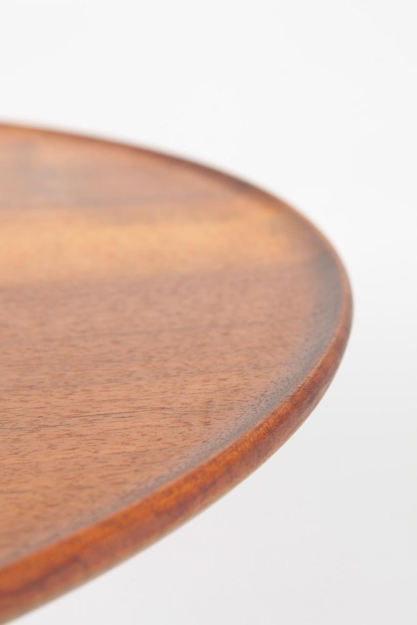 Midcentury Danish Side Table, Solid Mahogany by Cabinetmaker Frits Henningsen 4