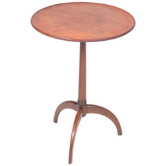 Midcentury Danish Side Table, Solid Mahogany by Cabinetmaker Frits Henningsen