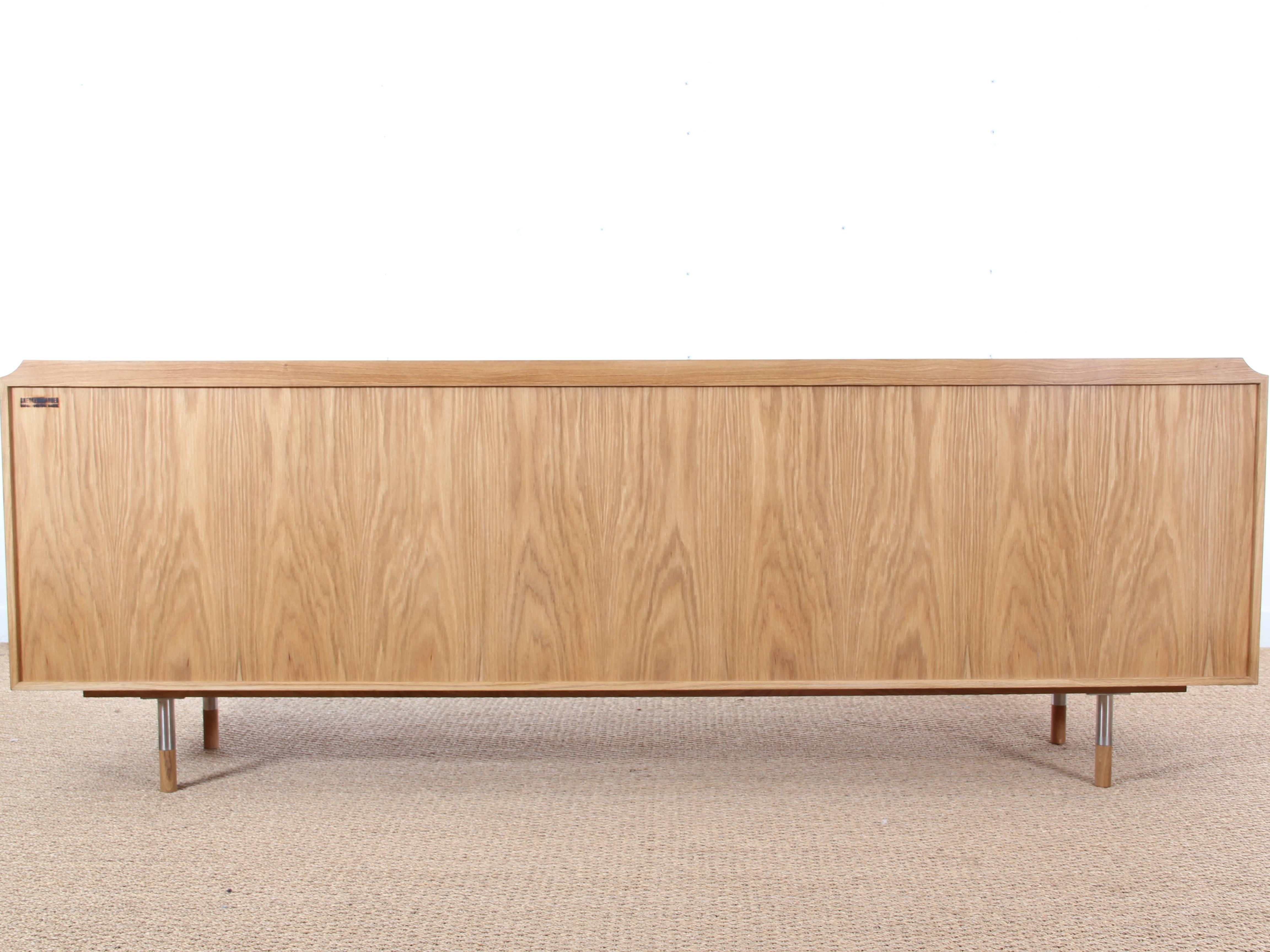 Oak Midcentury Danish Sideboard Model AV01 by Arne Vodder For Sale