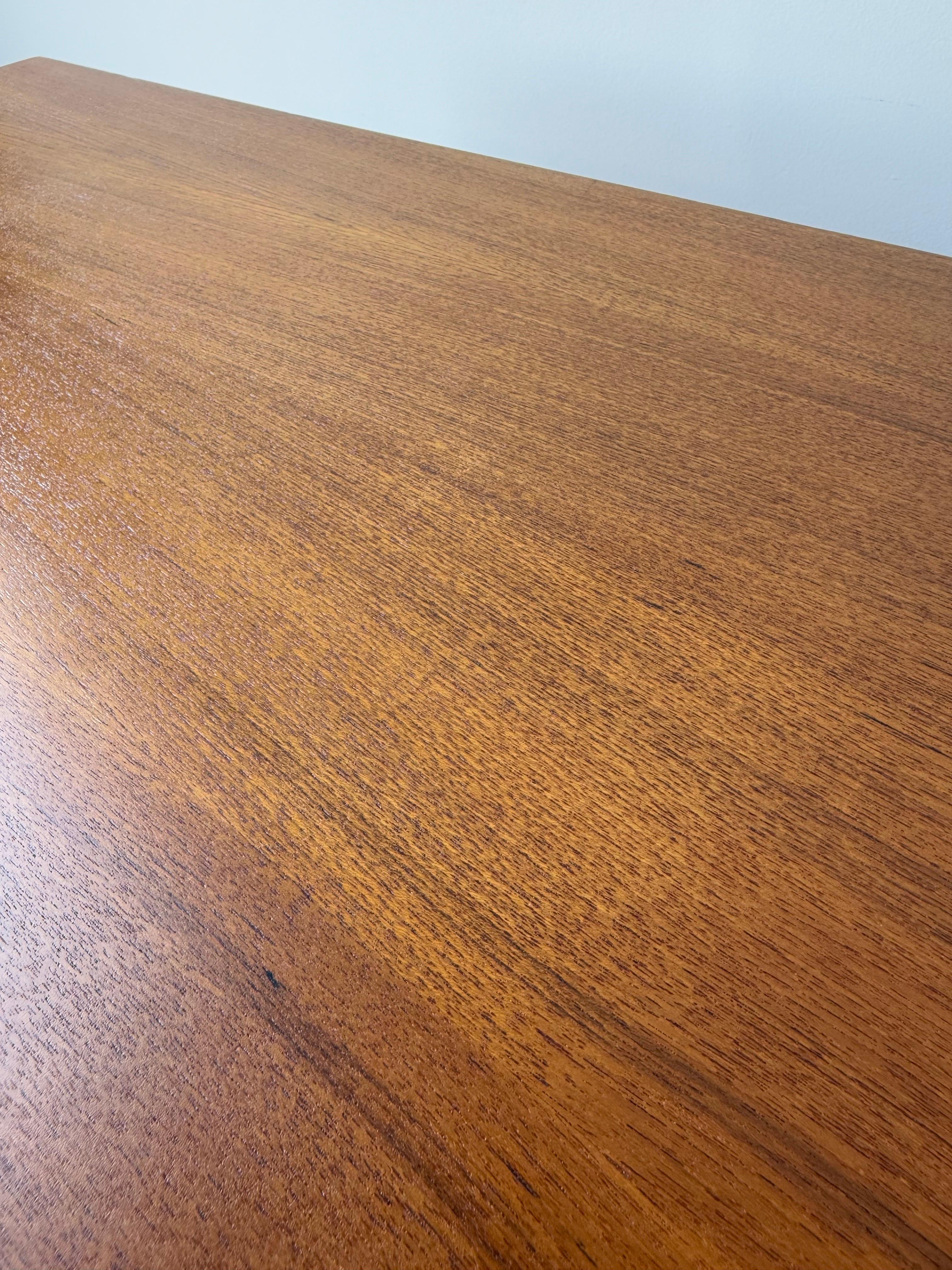 Mid-Century Danish Sliding Door Credenza 7