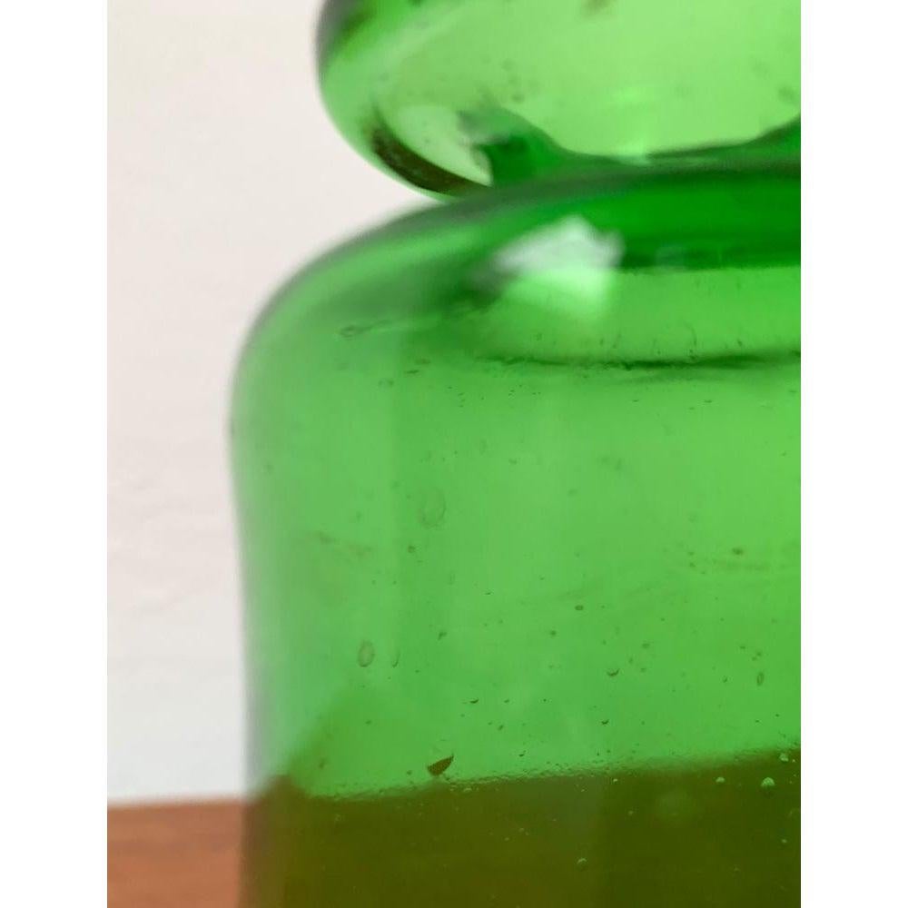 Vaso di vetro a bottiglia danese di metà secolo, anni '60 in vendita 5