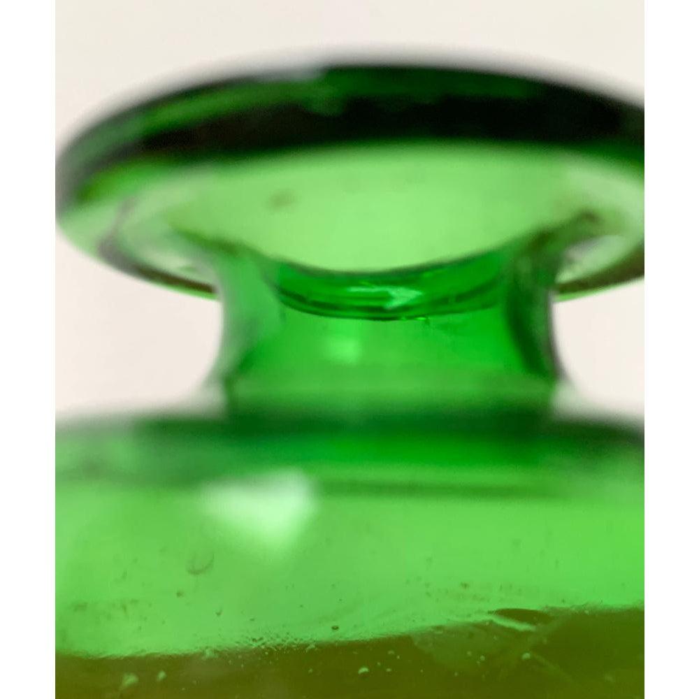 Vetro Vaso di vetro a bottiglia danese di metà secolo, anni '60 in vendita