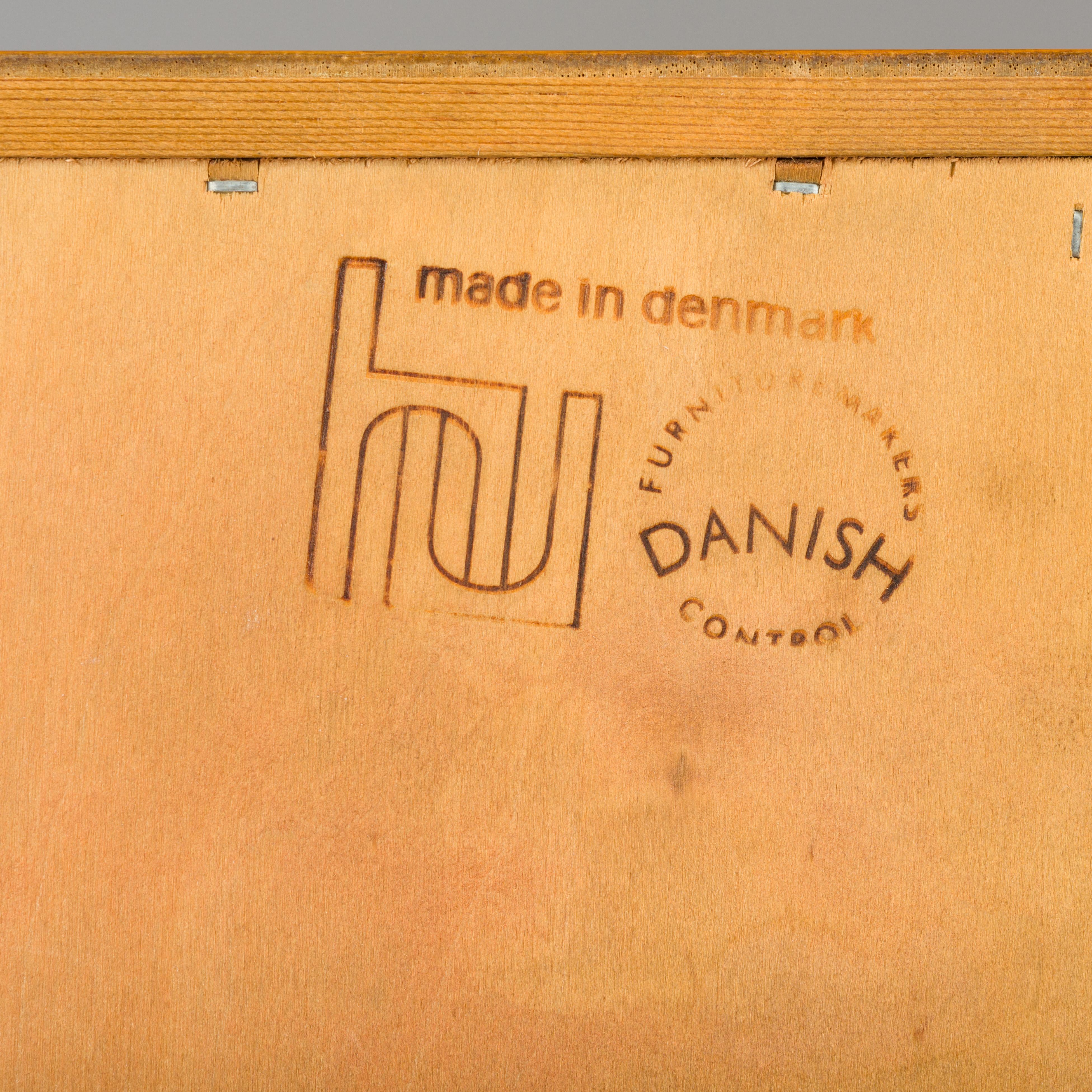 Veneer Midcentury Danish Small One Door Rosewood Sideboard by Carlo Jensen for Hundev