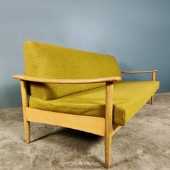 Mid Century Danish Sofa Bed & Matching Armchair Vintage Retro MCM