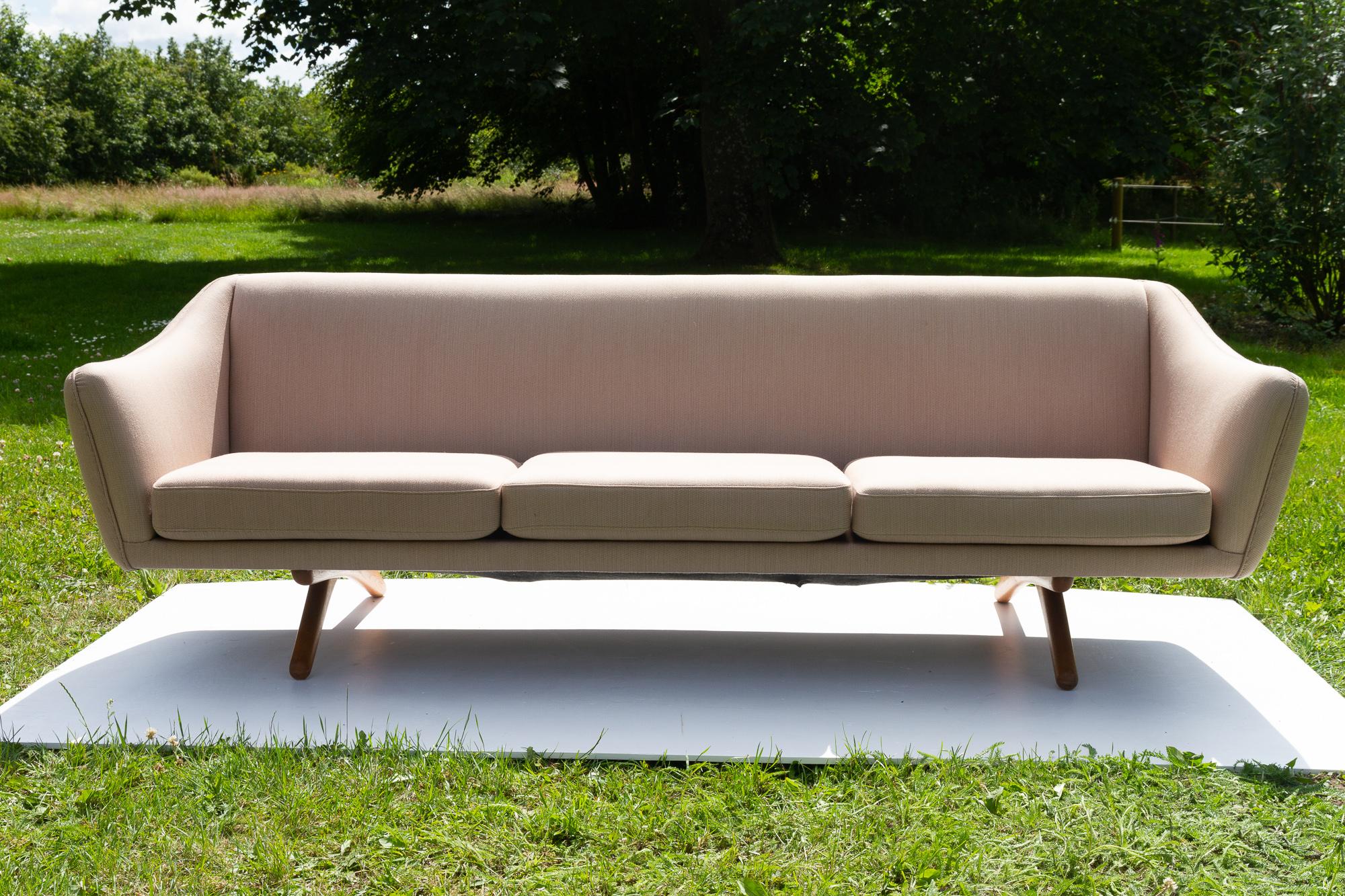 Dänisches Mid-Century-Sofa Modell ML 140 von Illum Wikkels, 1960er Jahre im Angebot 6