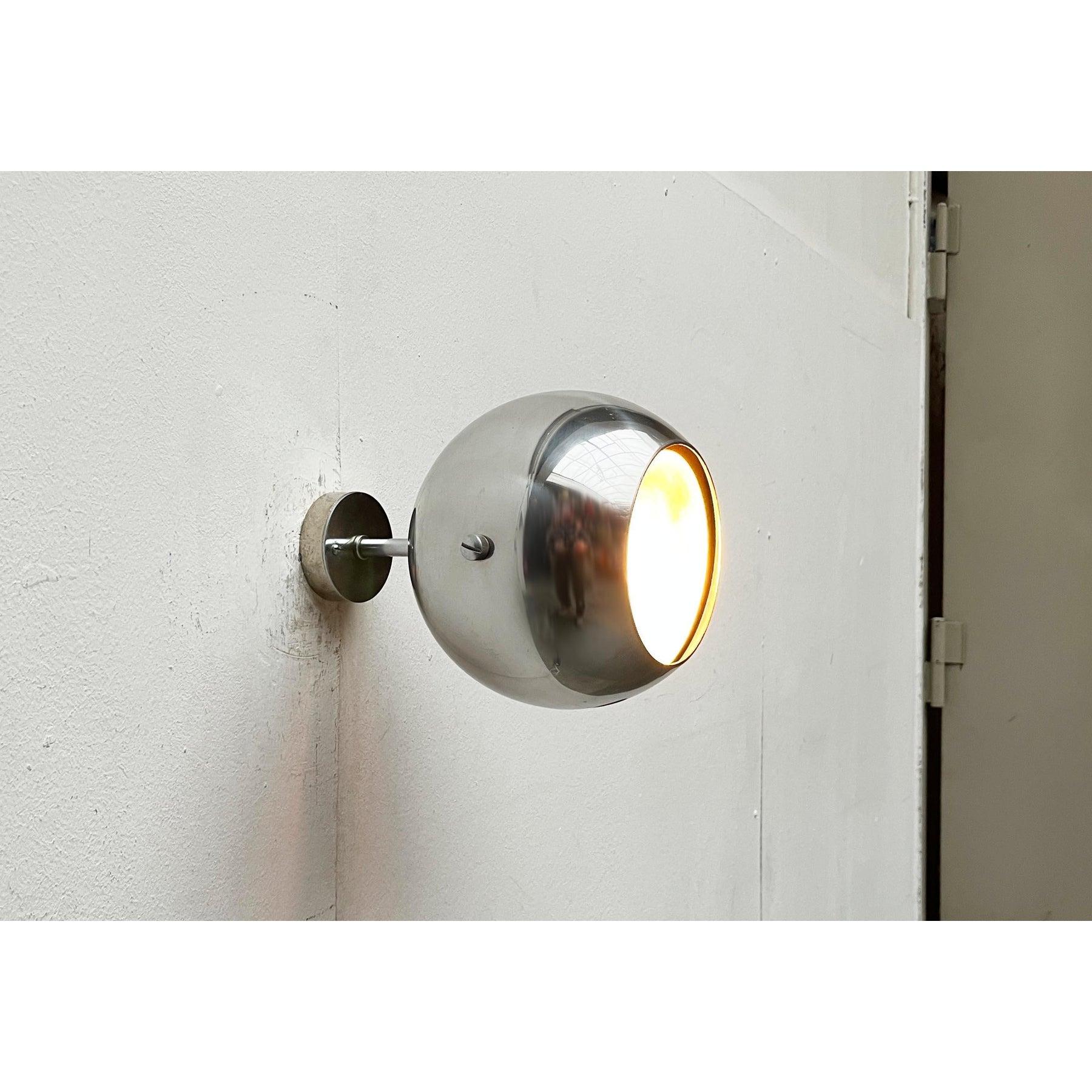 Mid-Century Danish Space Age Model 48591 Ball Wall Lamp from Louis Poulsen 1960s For Sale 4