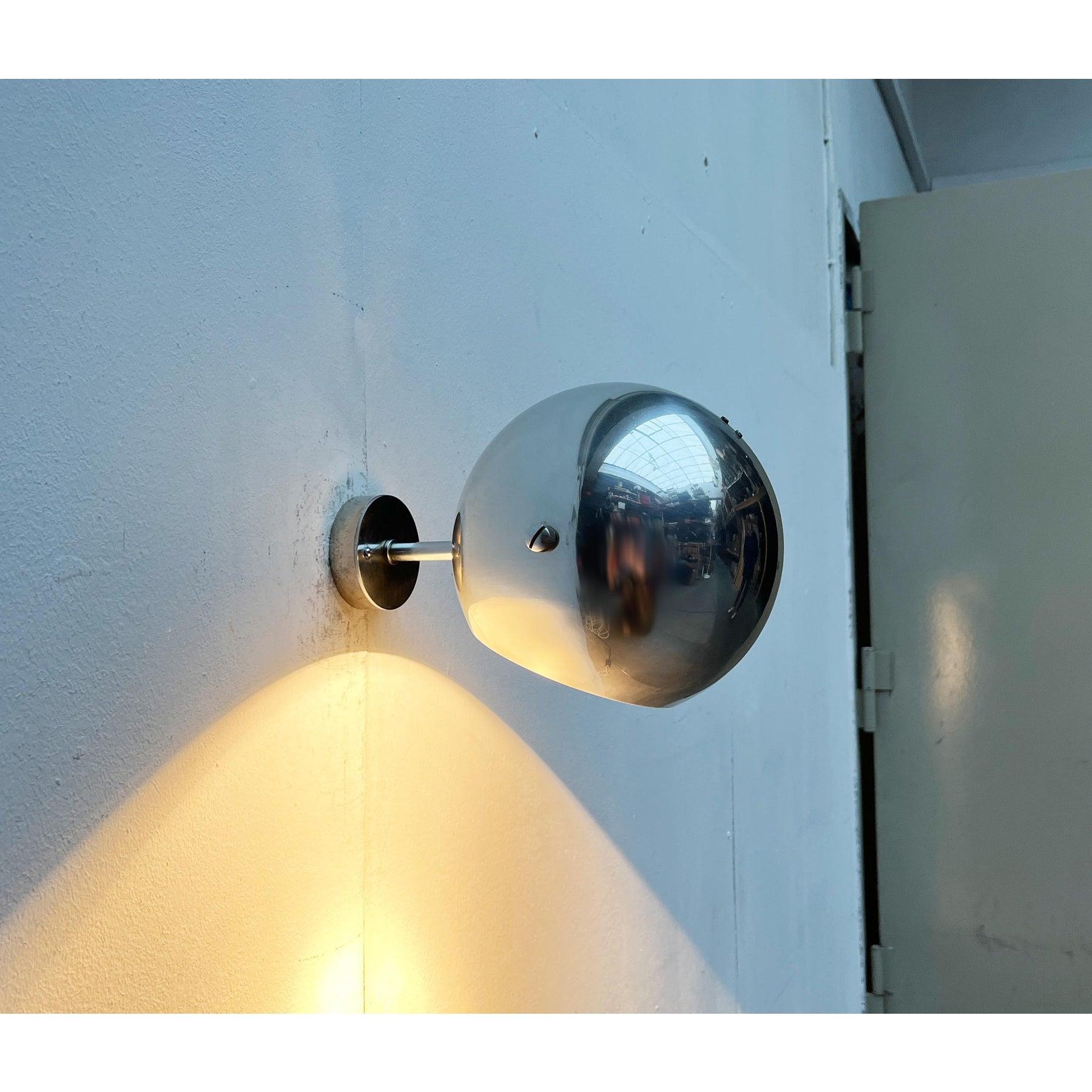 Mid-Century Danish Space Age Model 48591 Ball Wall Lamp from Louis Poulsen 1960s For Sale 5
