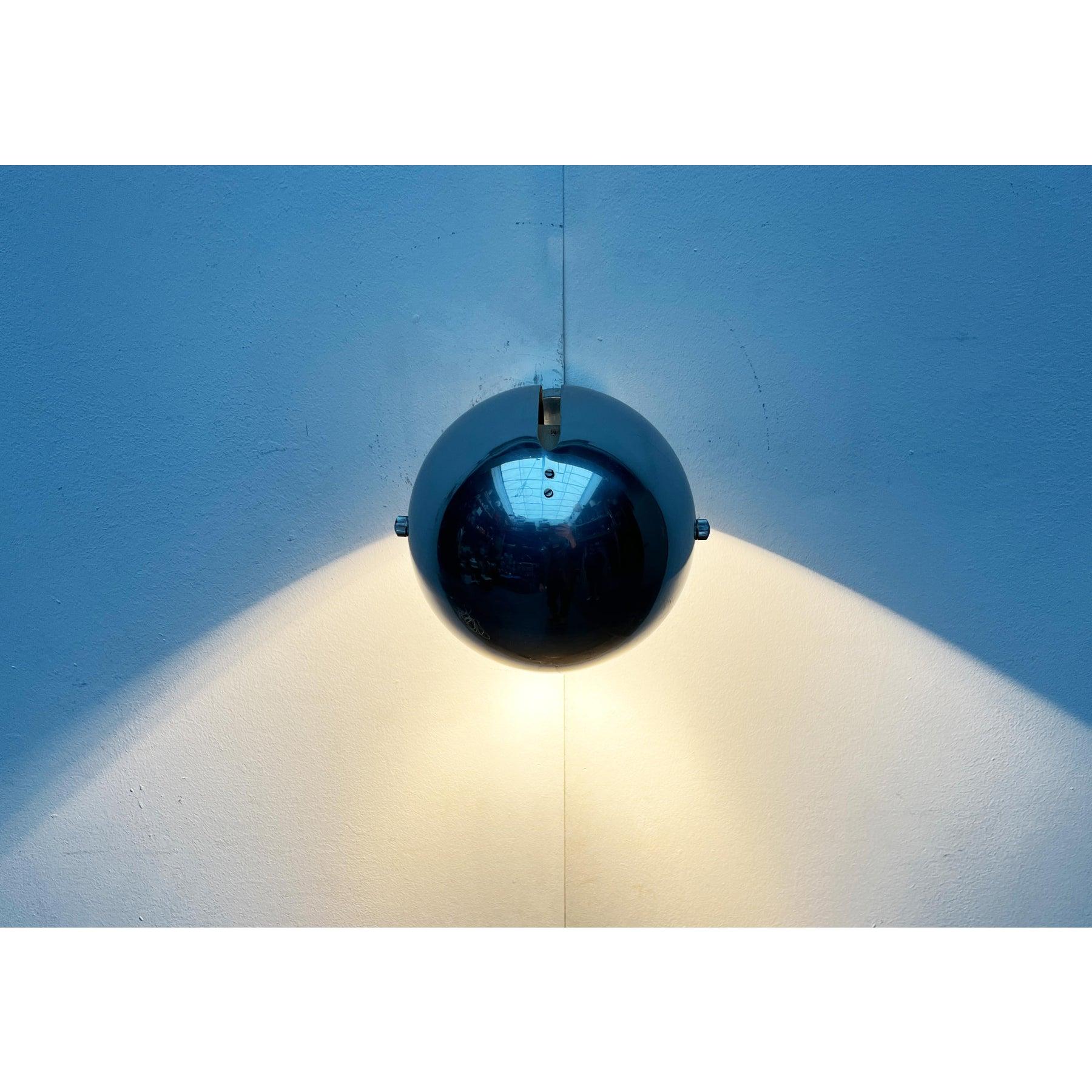 Mid-Century Danish Space Age Model 48591 Ball Wall Lamp from Louis Poulsen 1960s For Sale 6